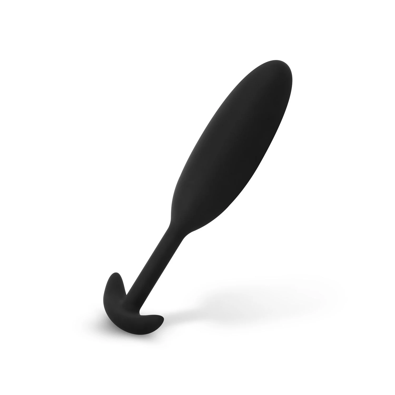 Verzwaarde buttplug small met invoerdiepte van 86 mm en lichaamsveilig siliconen