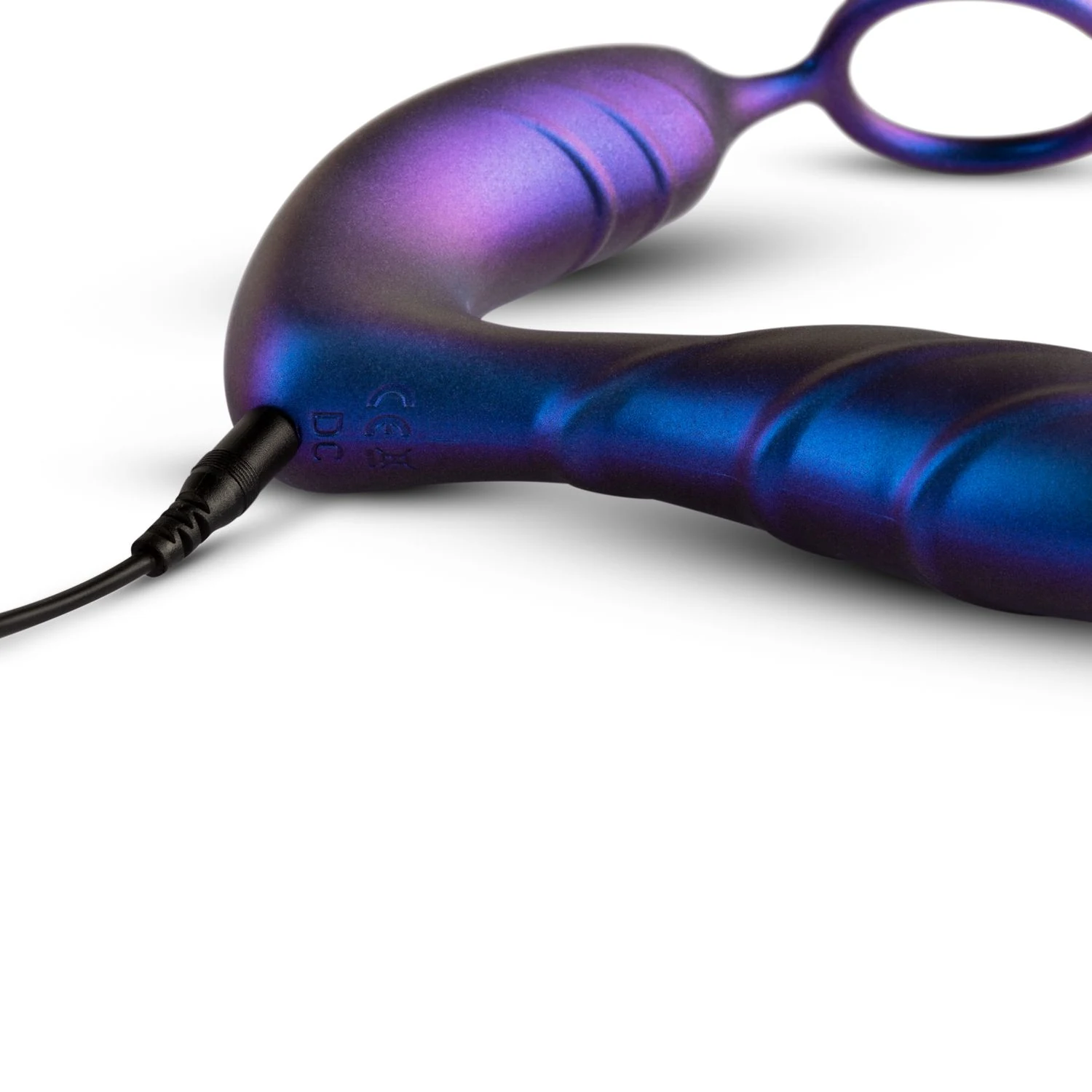 Hueman vibrator met cockring, invoerdiepte 110 mm