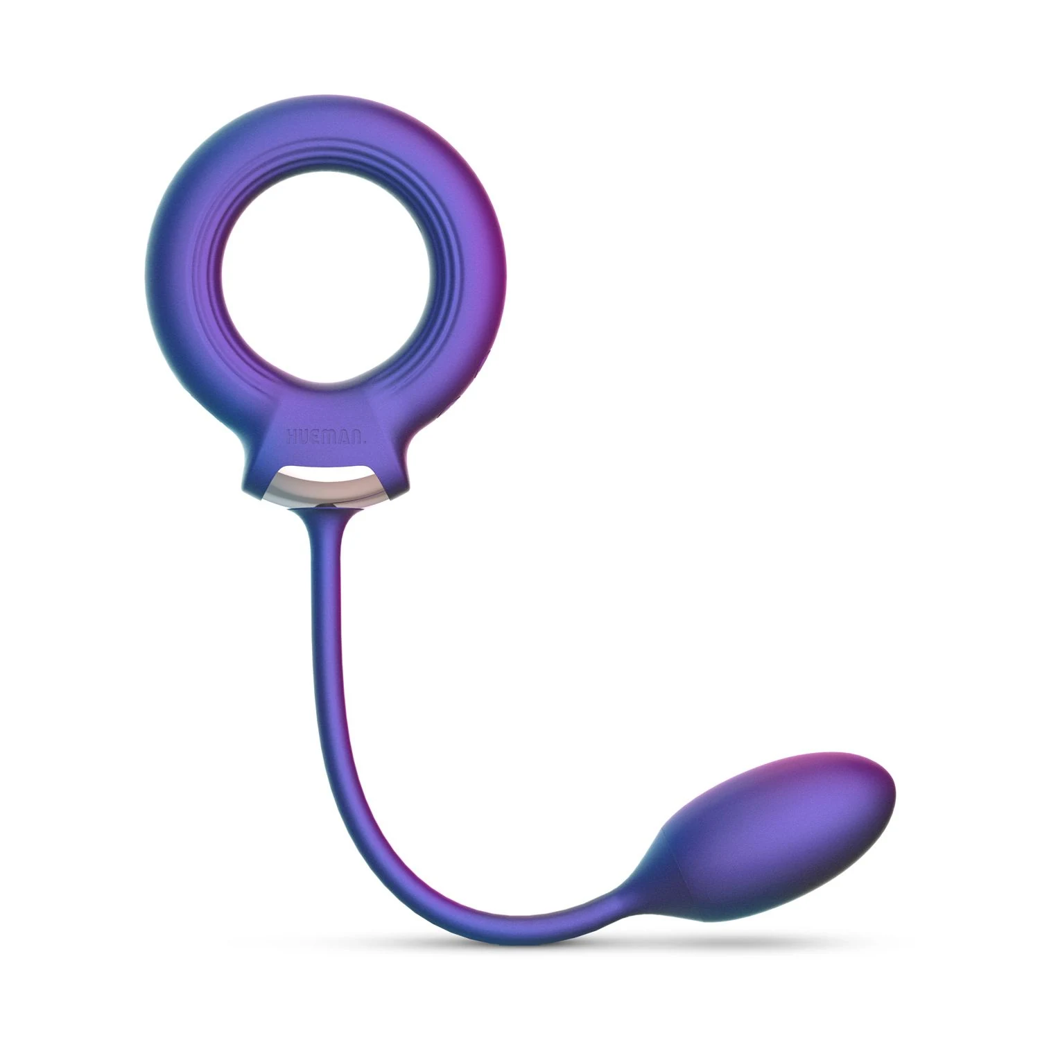 Hueman cockring met anaal bal voor anale penetratie en vibratie