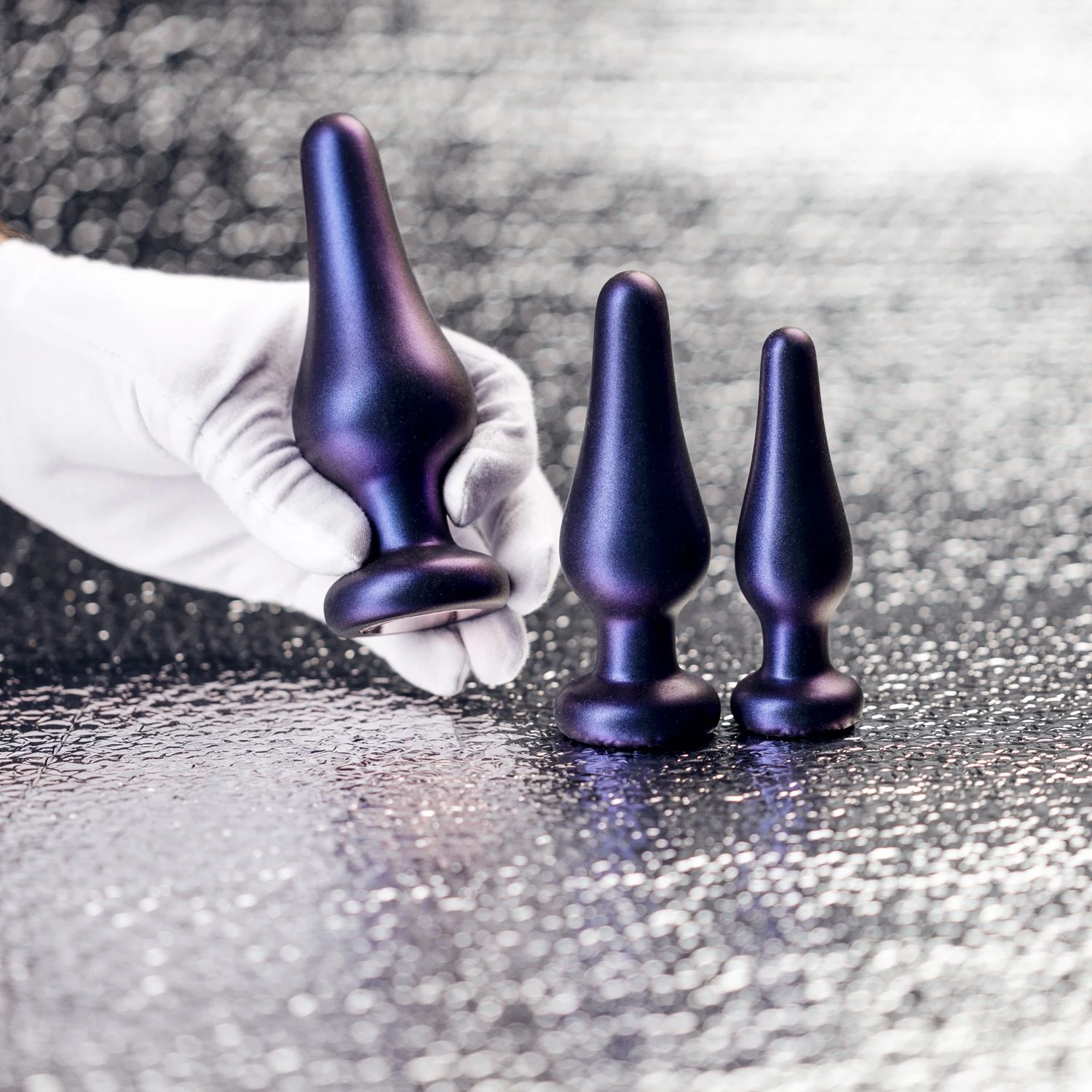 Hueman Comets Buttplug Set met medium plug van 11,5 cm