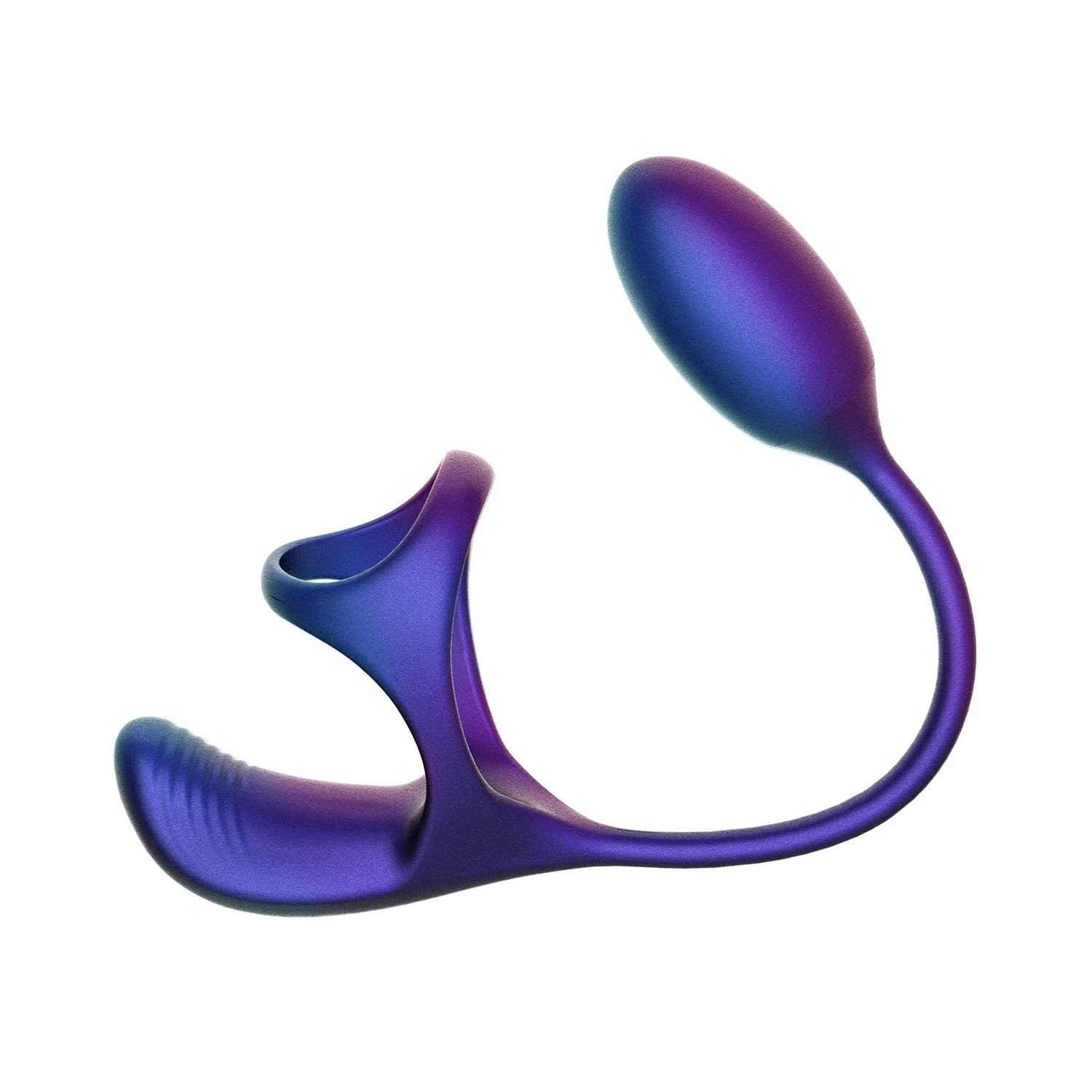 Paarse Hueman Halo Orbit cockring voor penis en ballen
