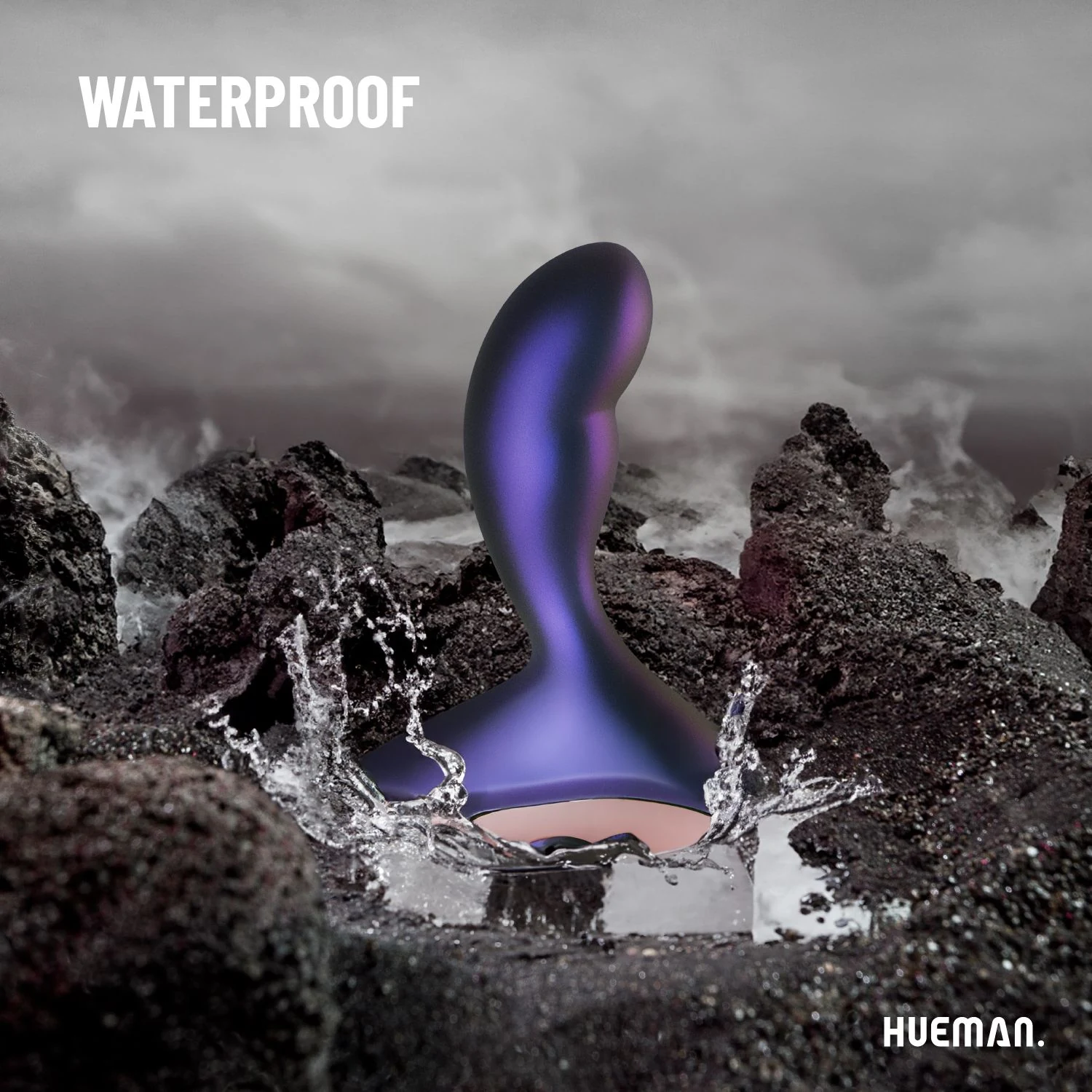 Hueman Intergalactic anaal vibrator van siliconen en ABS, unisex sextoy
