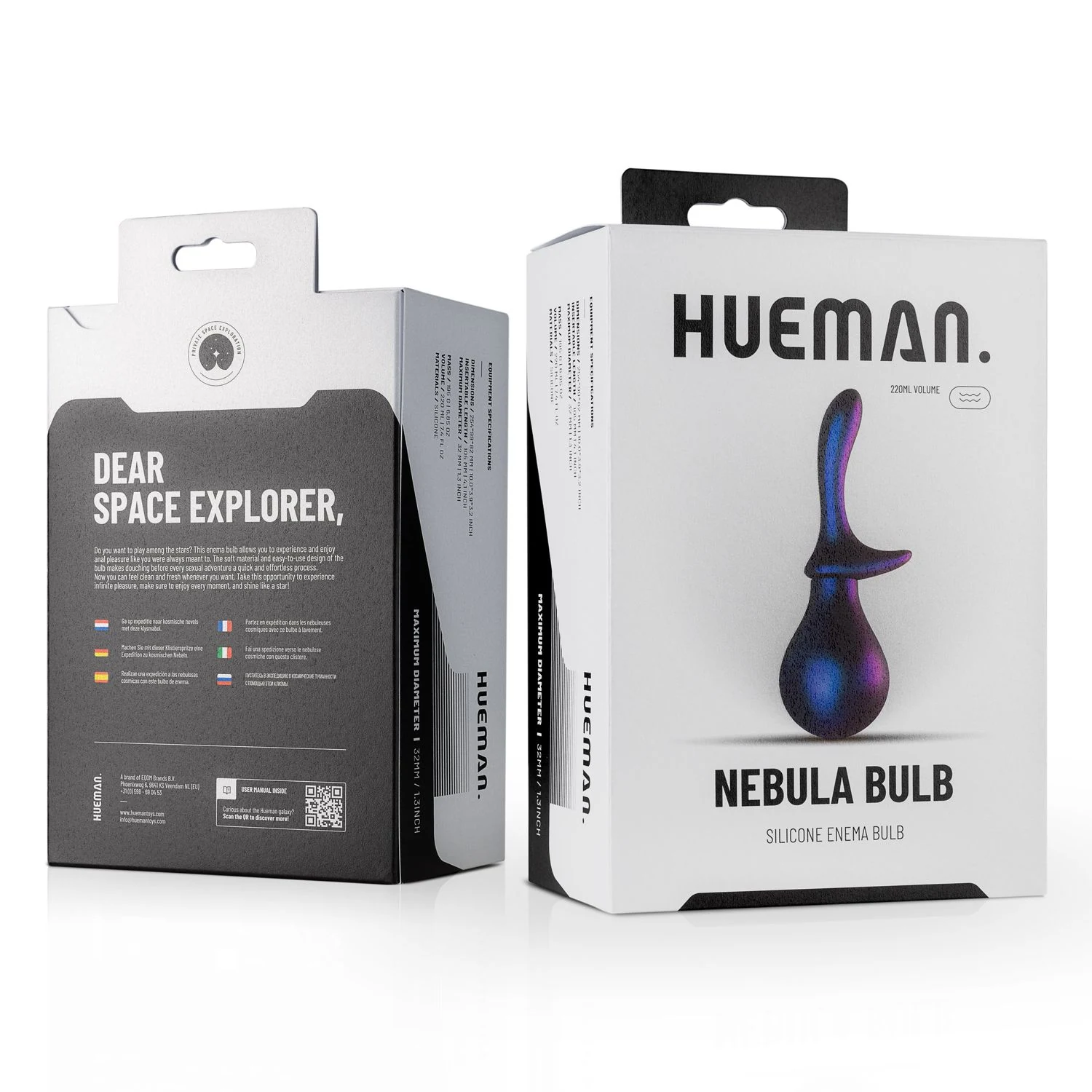 Hueman Nebula Bulb anaal douche van merk Hueman