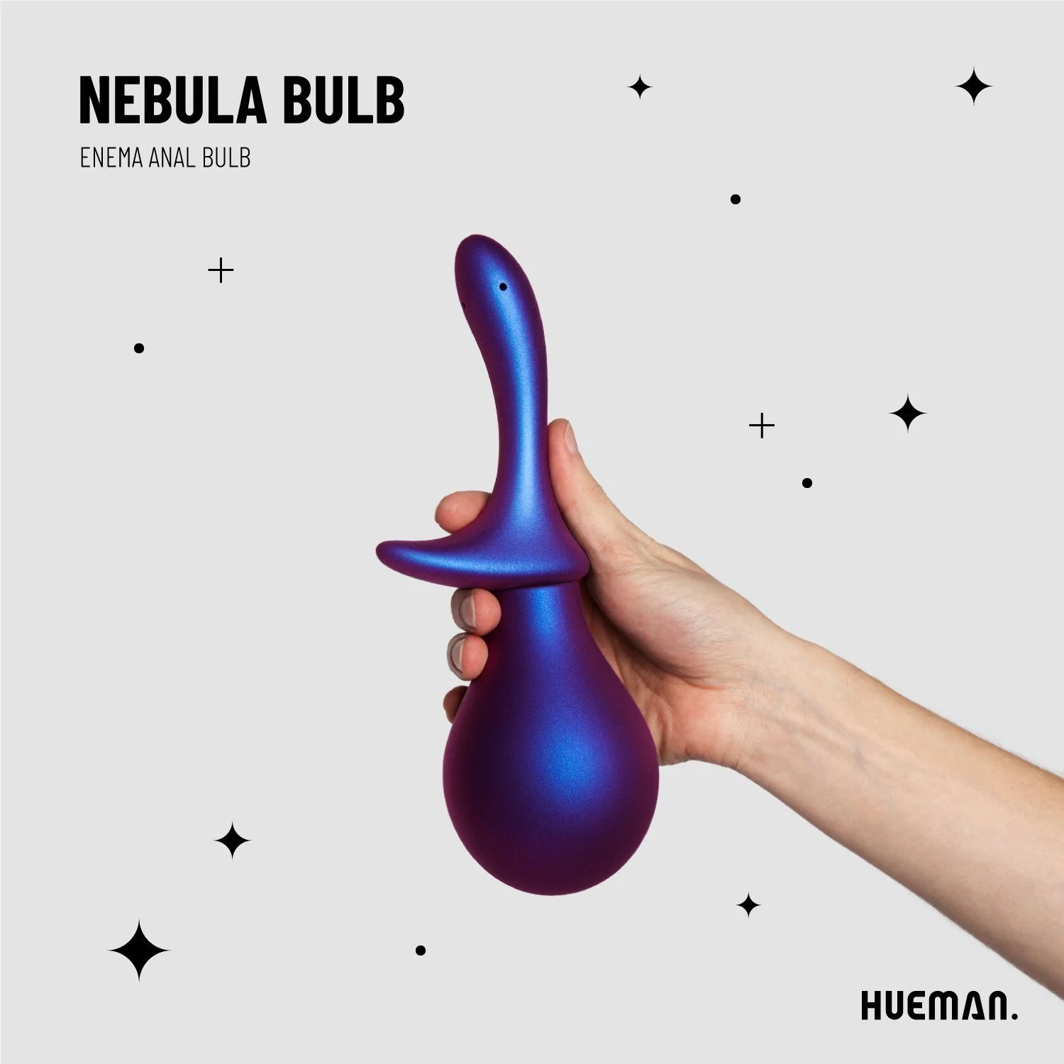 Hueman Nebula Bulb anaal douche met inhoud van 220 ml