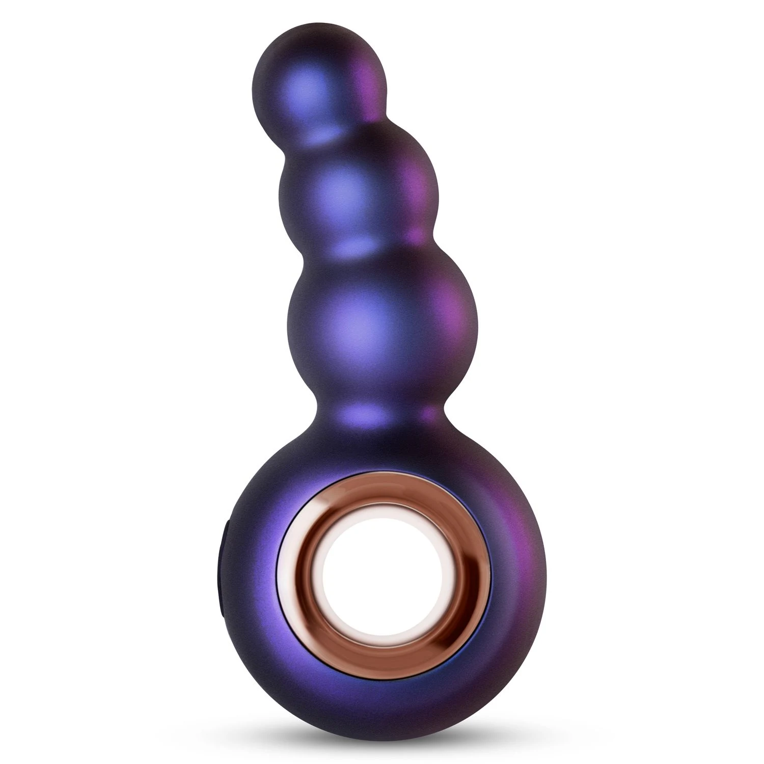 Hueman Outer Space vibrerende buttplug in paars siliconen