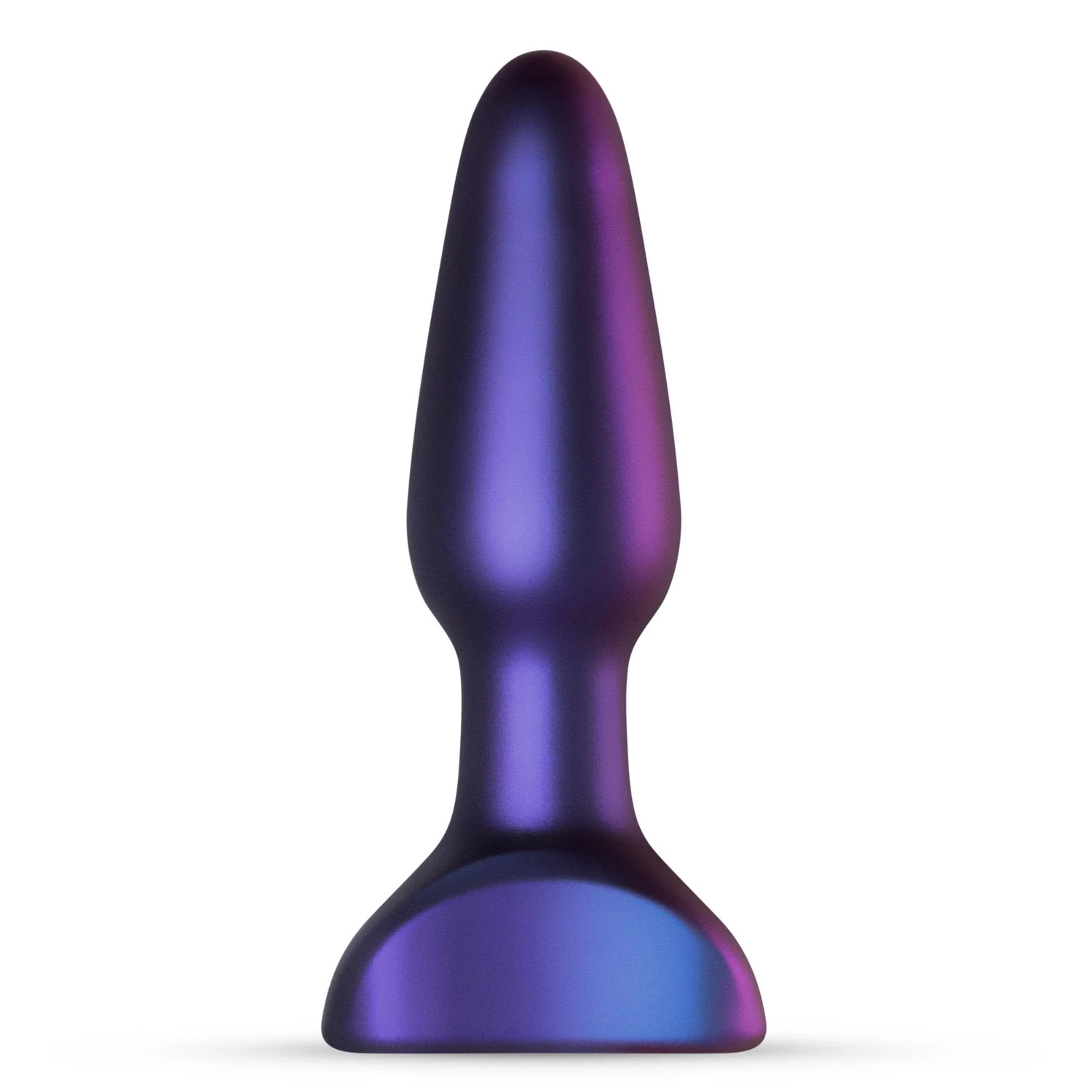 Hueman Space Force vibrerende buttplug in paars siliconen