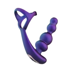 Hueman Stellar Force butt plug met cockring in paars