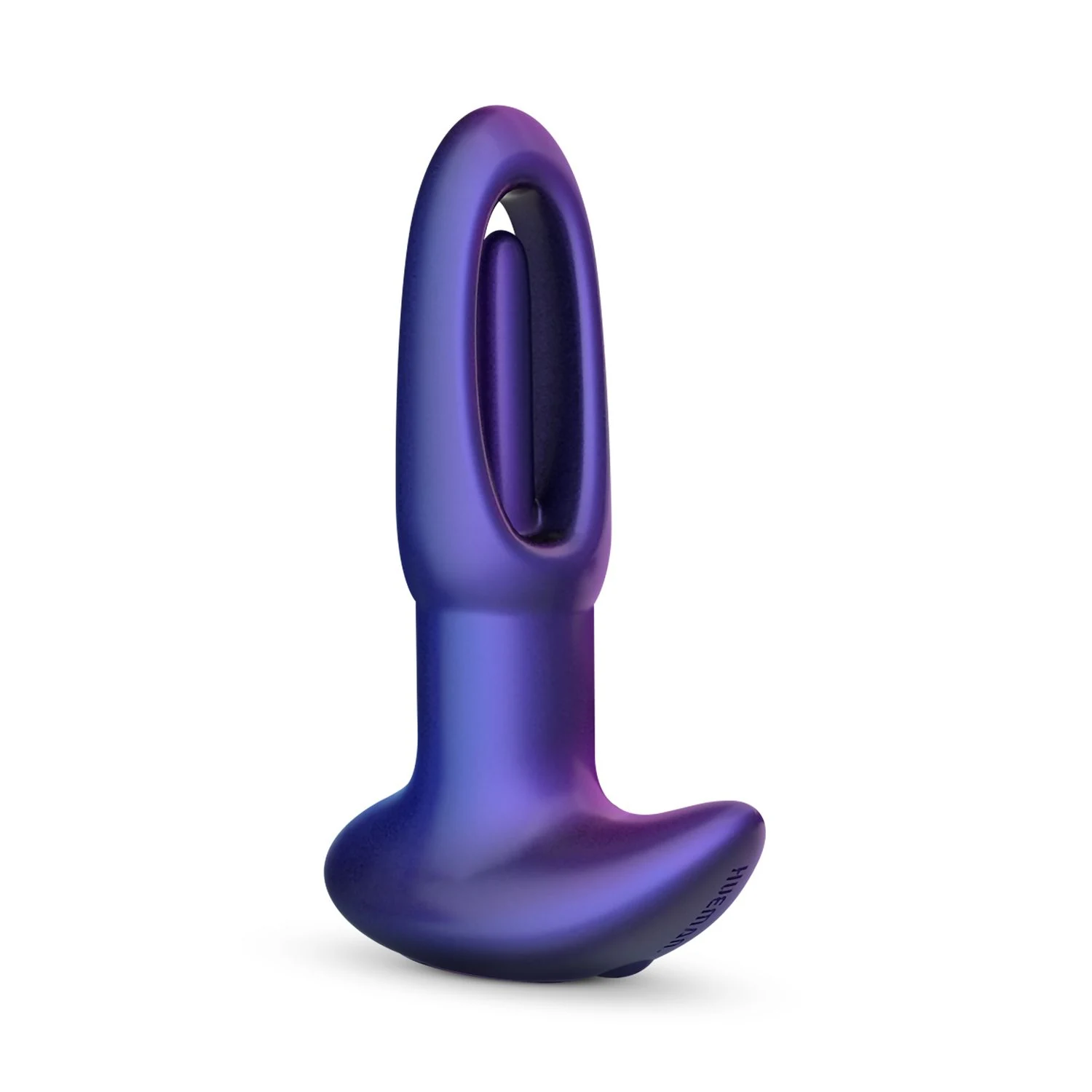 Paarse Hueman Voyager butt plug met 10 vibratiestanden