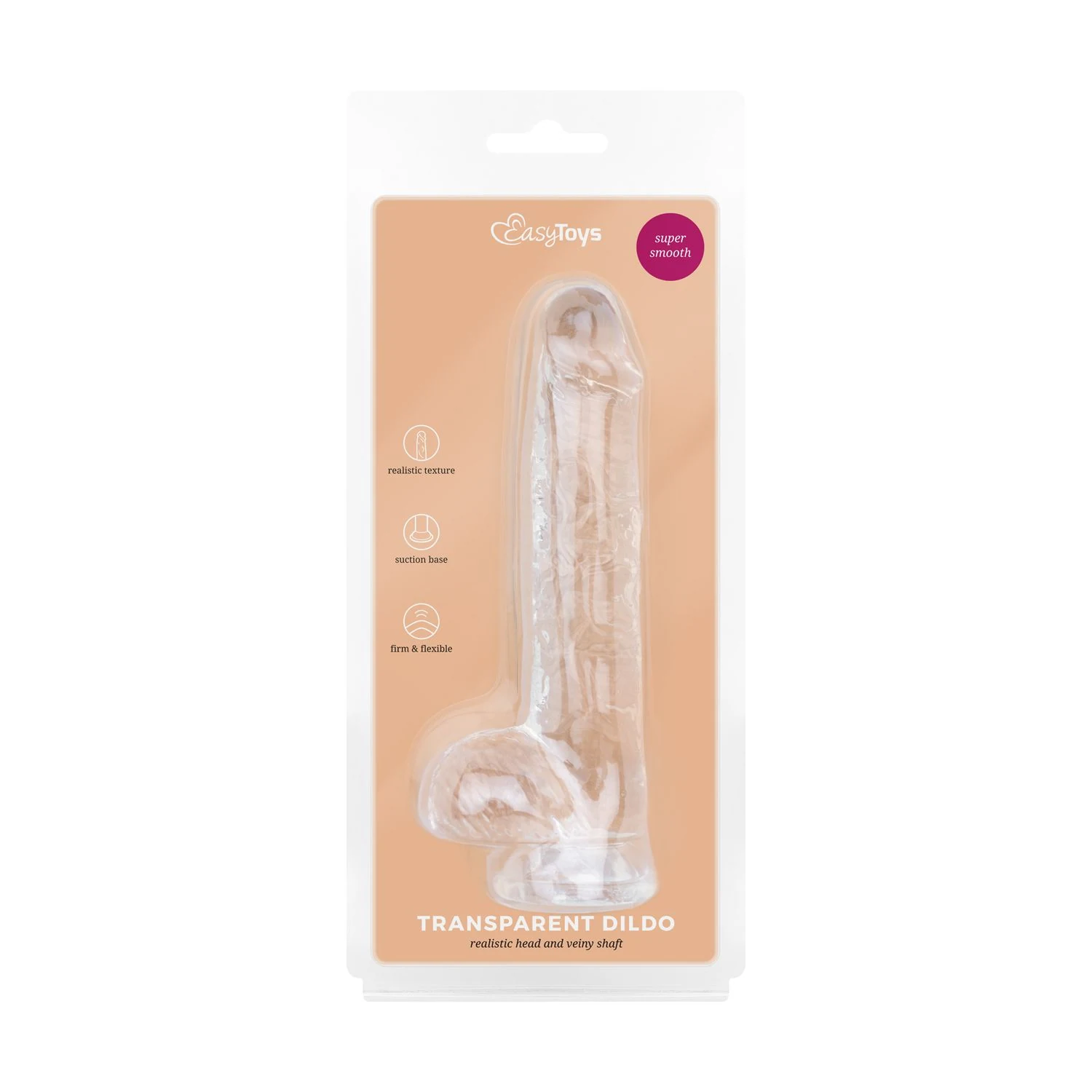Easytoys Dildo Collection Jelly Dildo met Ballen 15 cm
