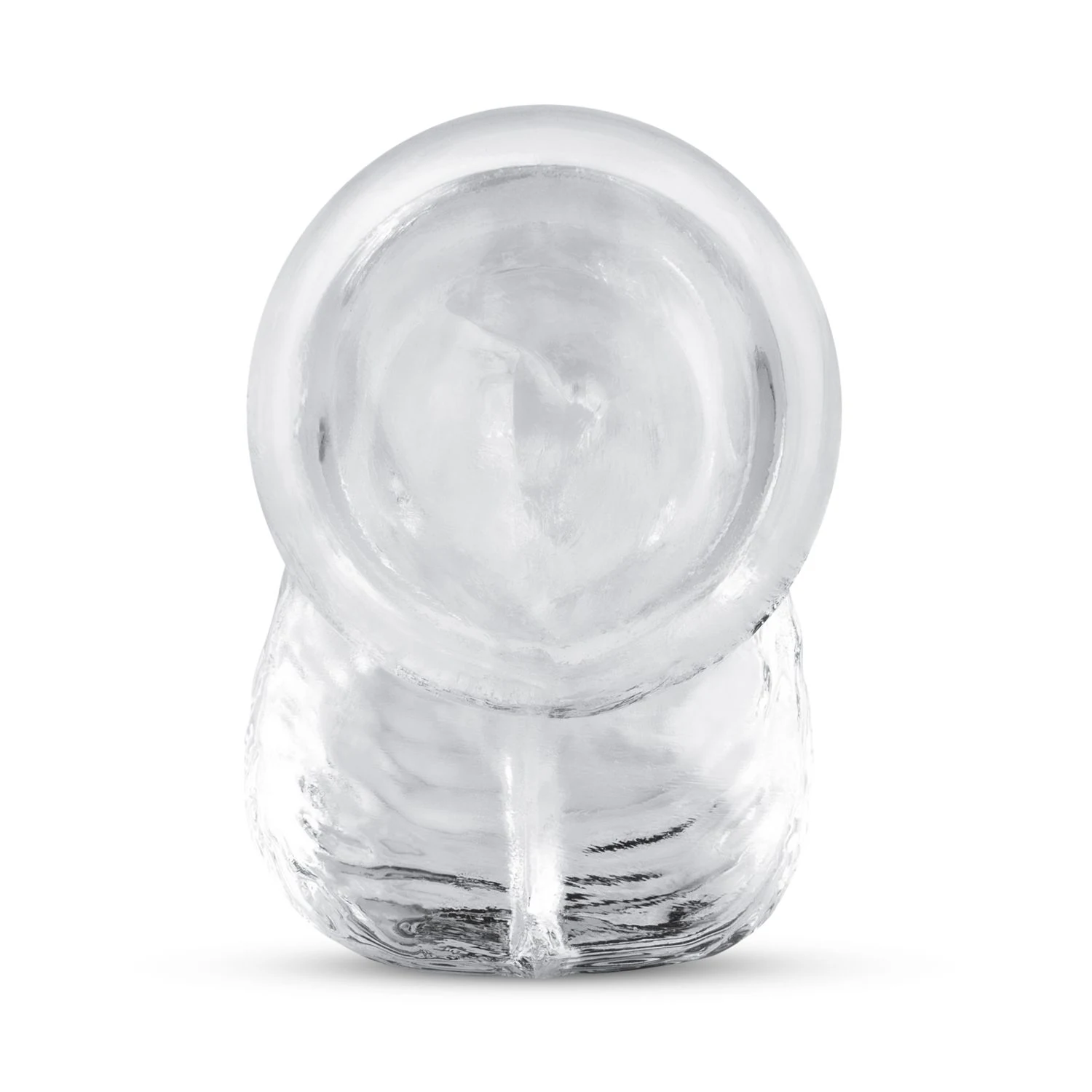 Jelly dildo met ballen geschikt voor waterbasis glijmiddel