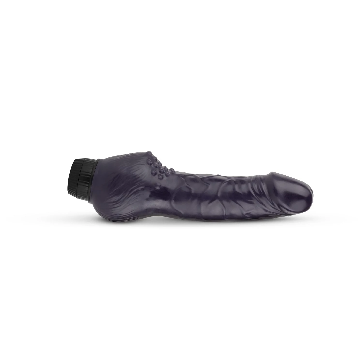 Jelly Royale vibrator paars met draaiknop en traploze vibraties