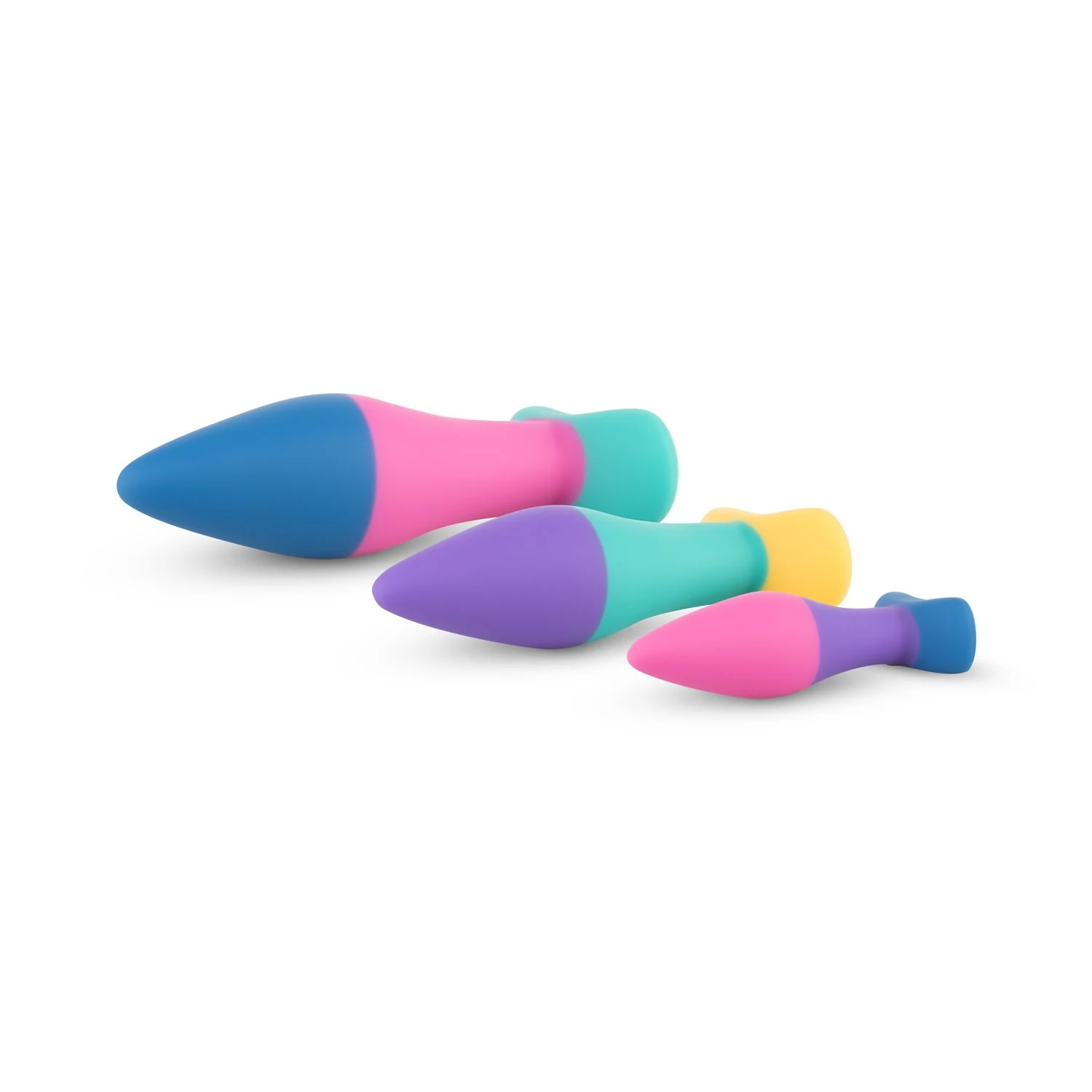 Flexibele Koda butt plug set van zacht siliconen