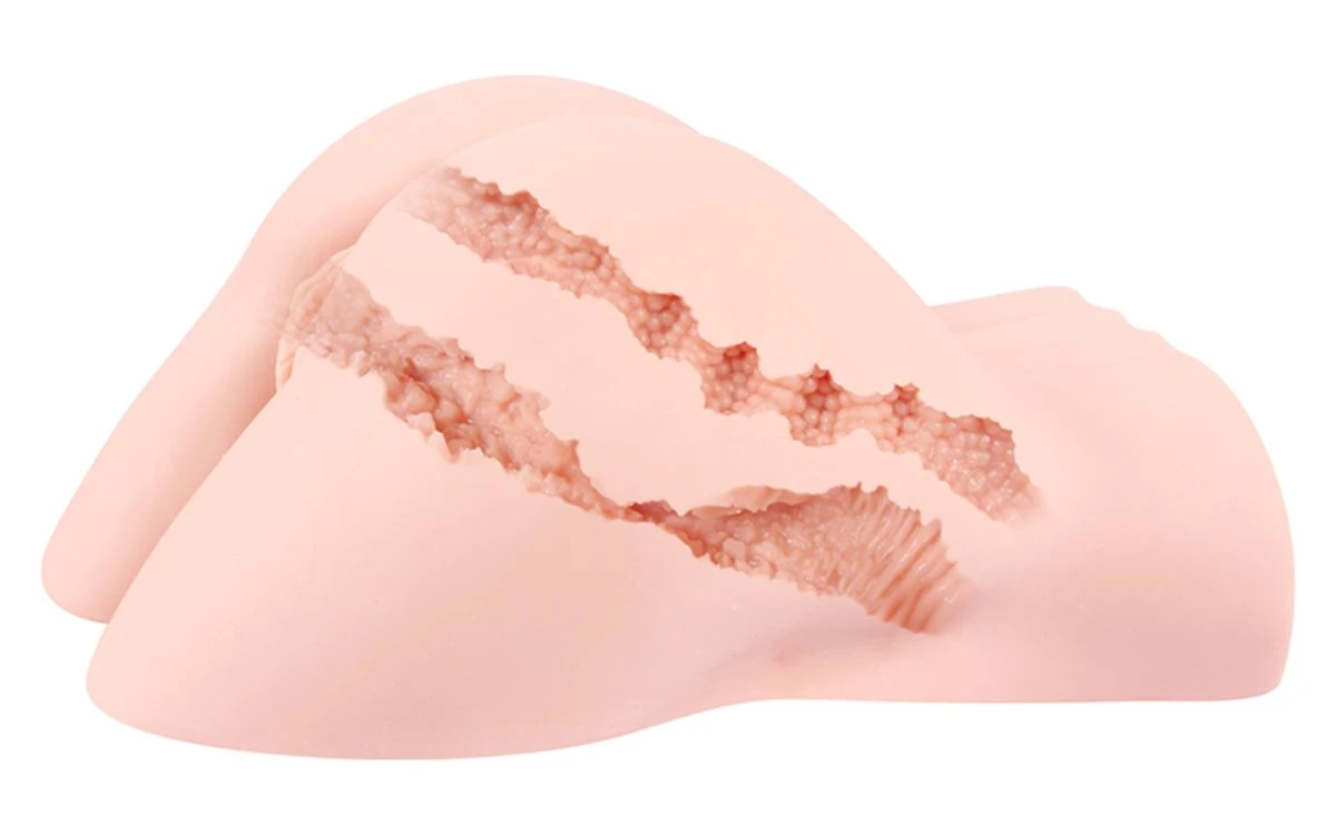 Kokos Hera Real Hip Masturbator met genopte vagina en G-spot structuur