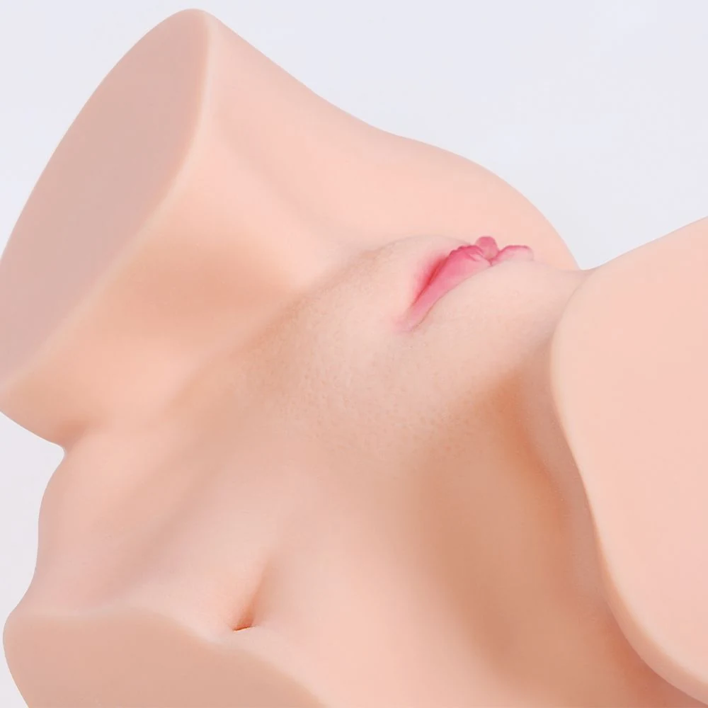 Kokos Onahole masturbator met interne ribbels en noppen