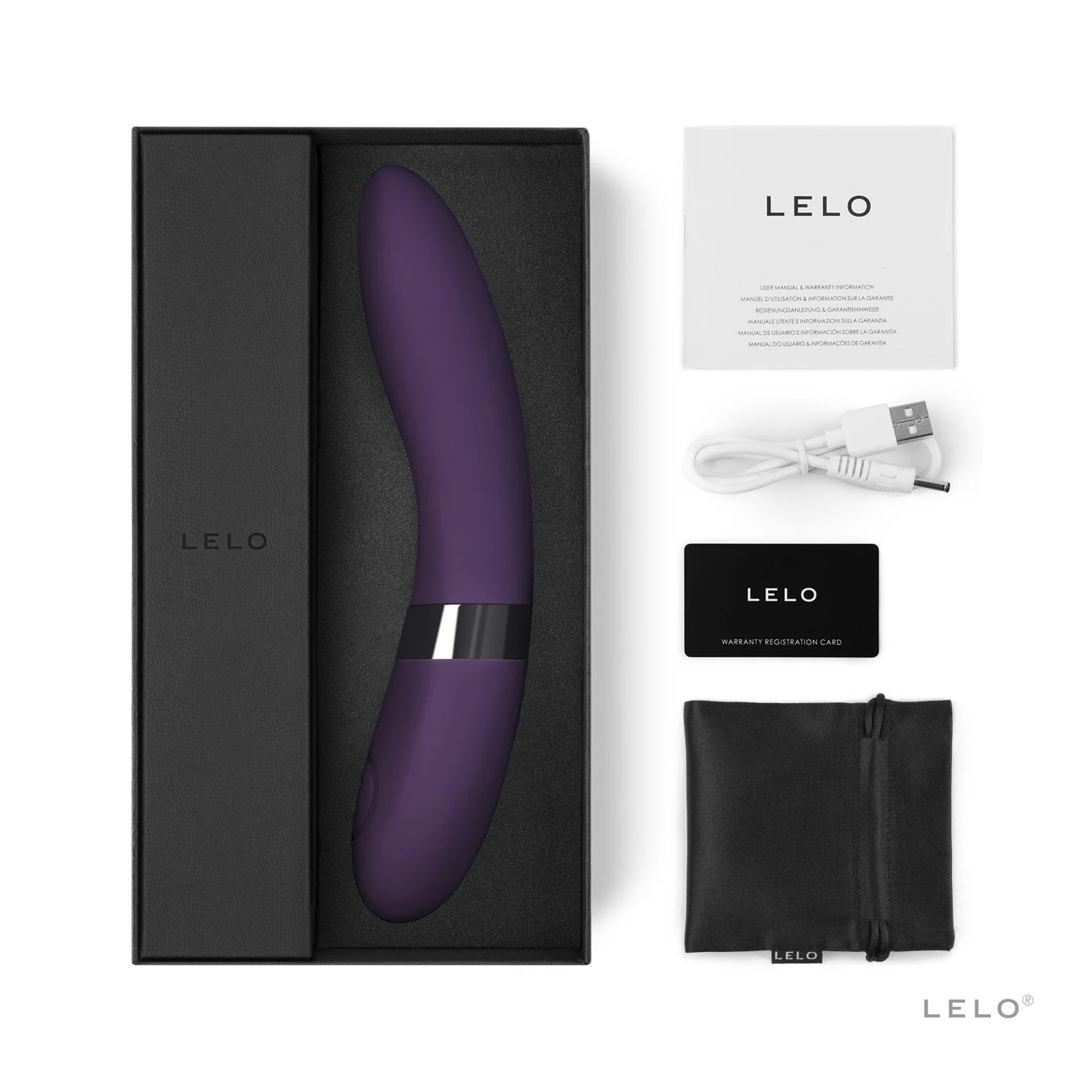 LELO Elise 2 G-Spot Vibrator met 8 standen en 2 krachtige motoren