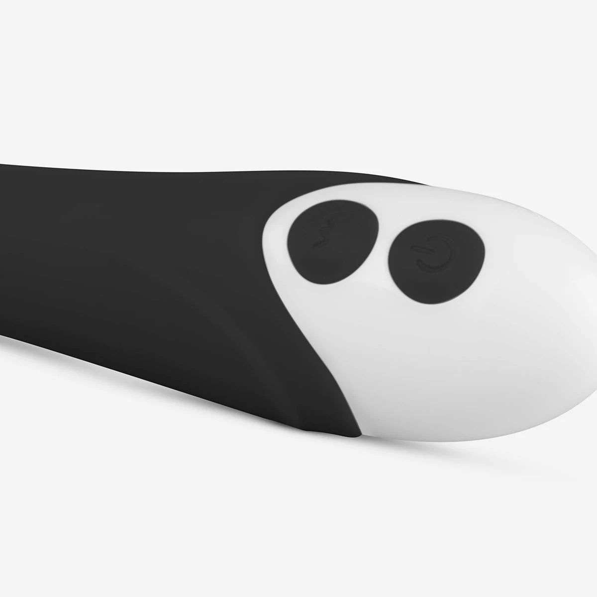 Lunar Vibe vibrator met zachte siliconen en gebogen geribbelde schacht