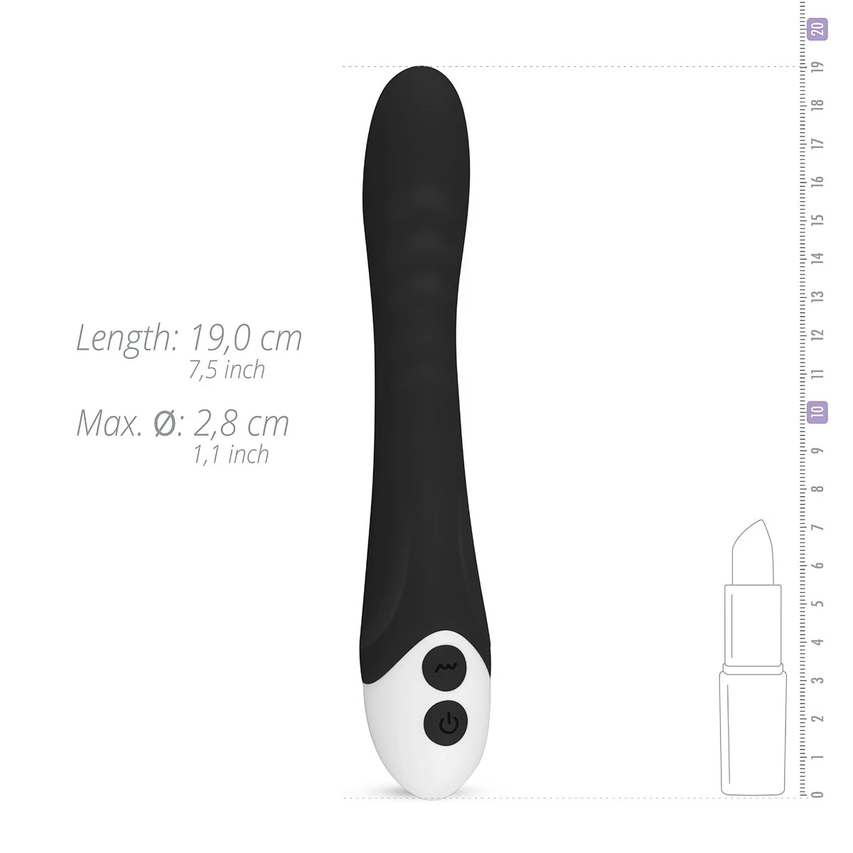 Lunar Vibe vibrator voor beginners, spatwaterdicht en eenvoudig te reinigen