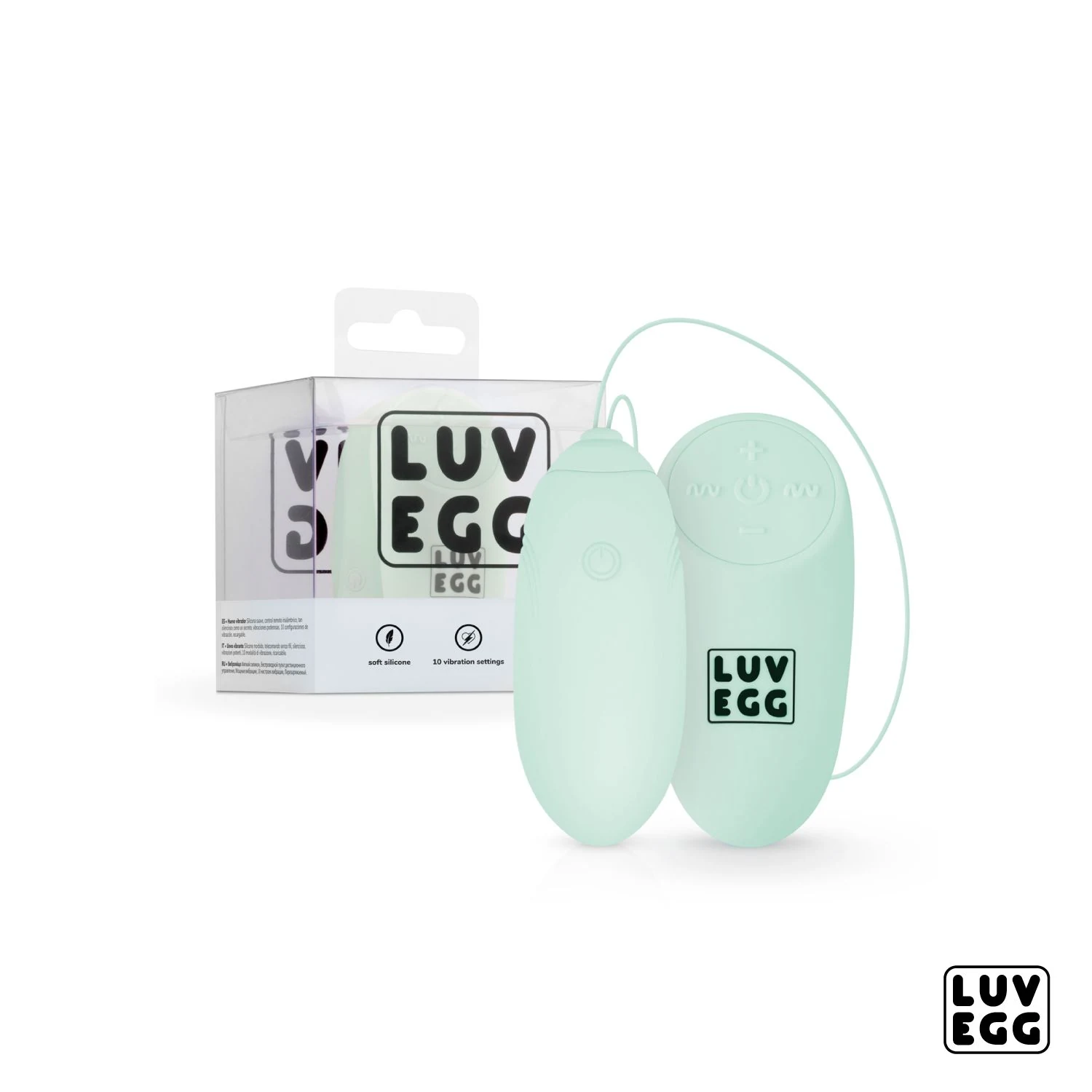Waterproof groen LUV EGG tril ei met afstandsbediening