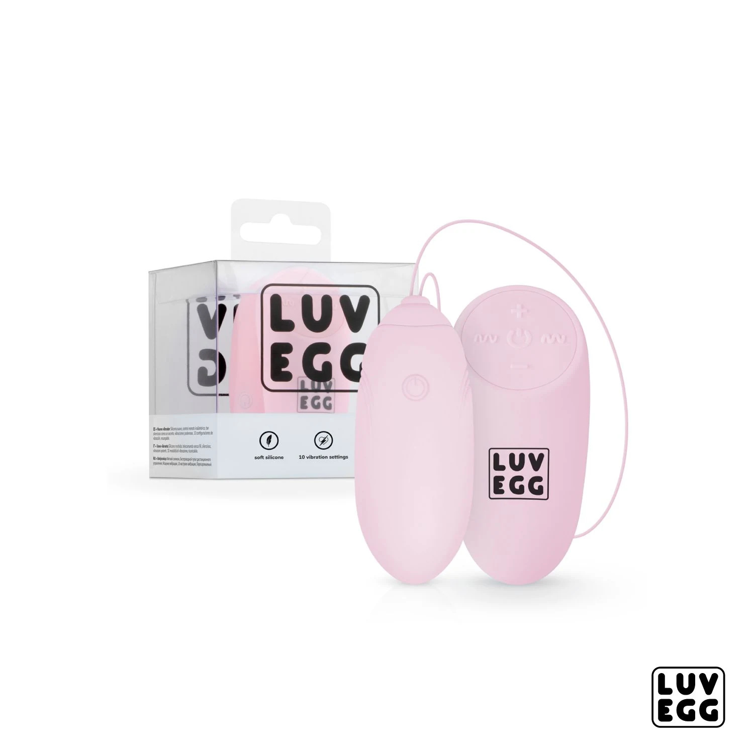LUV EGG Roze voor beginners met variabele vibratiestanden