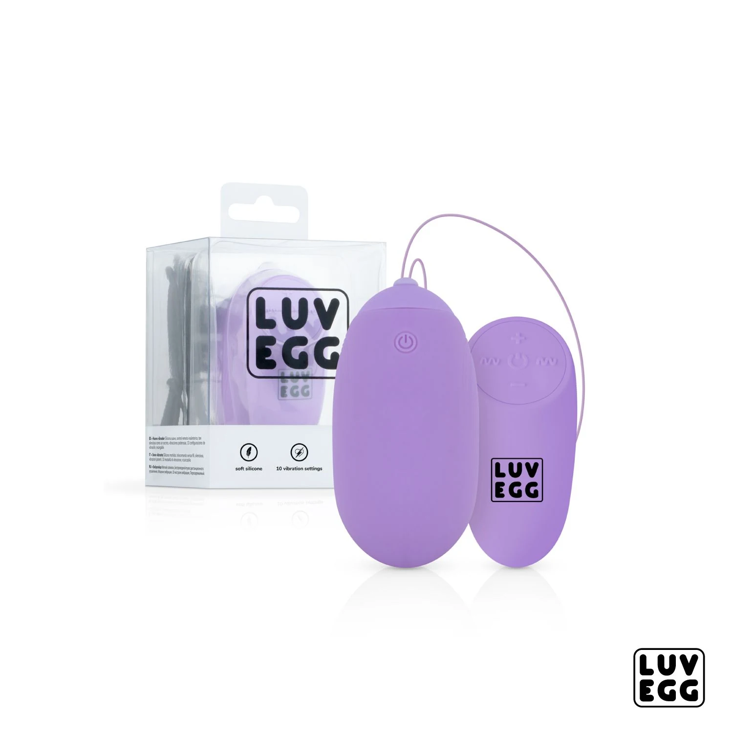 LUV EGG XL paars met wireless afstandsbediening
