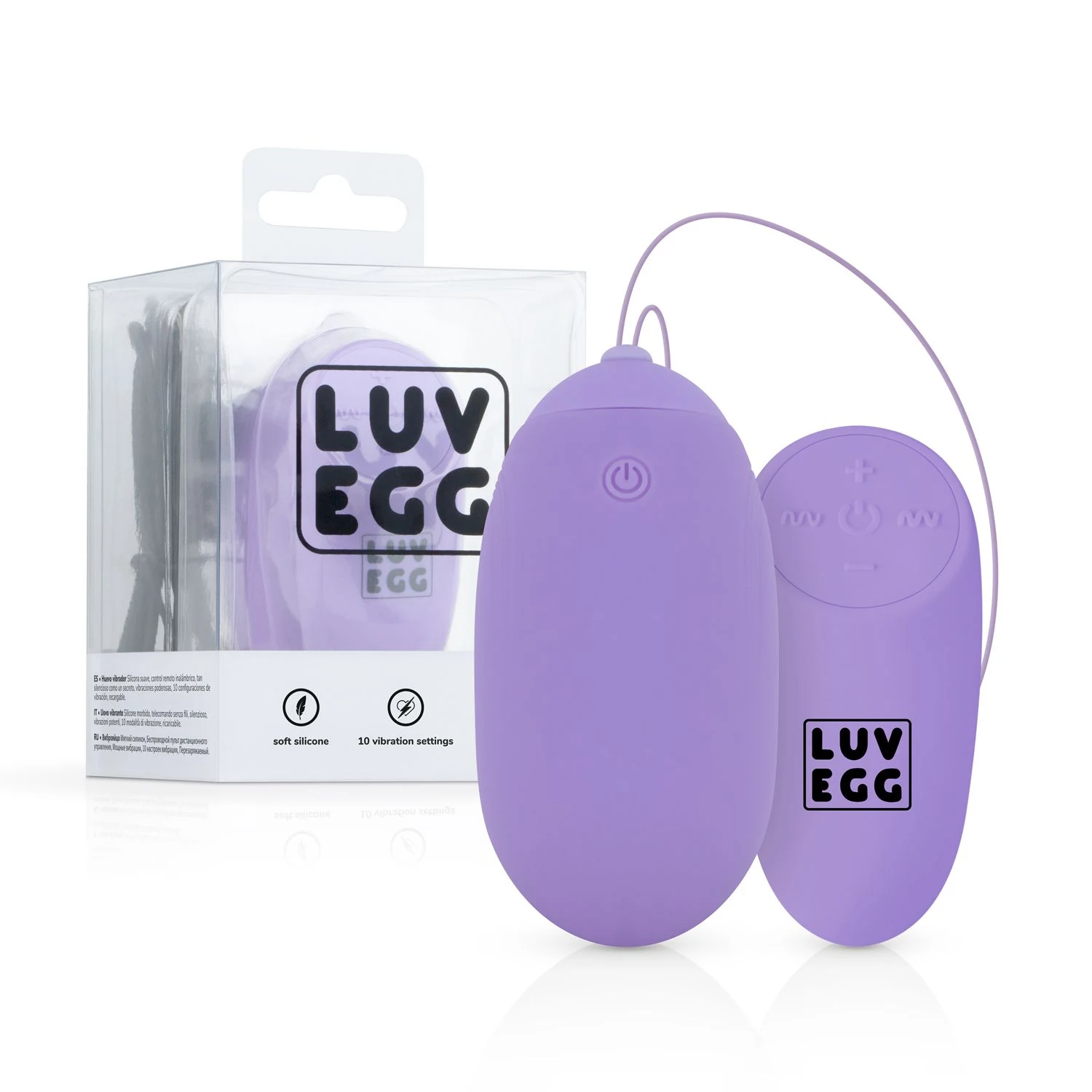 LUV EGG XL paars met maximale diameter van 35 mm