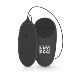 LUV EGG Zwart vibratie eitje met draadloze afstandsbediening