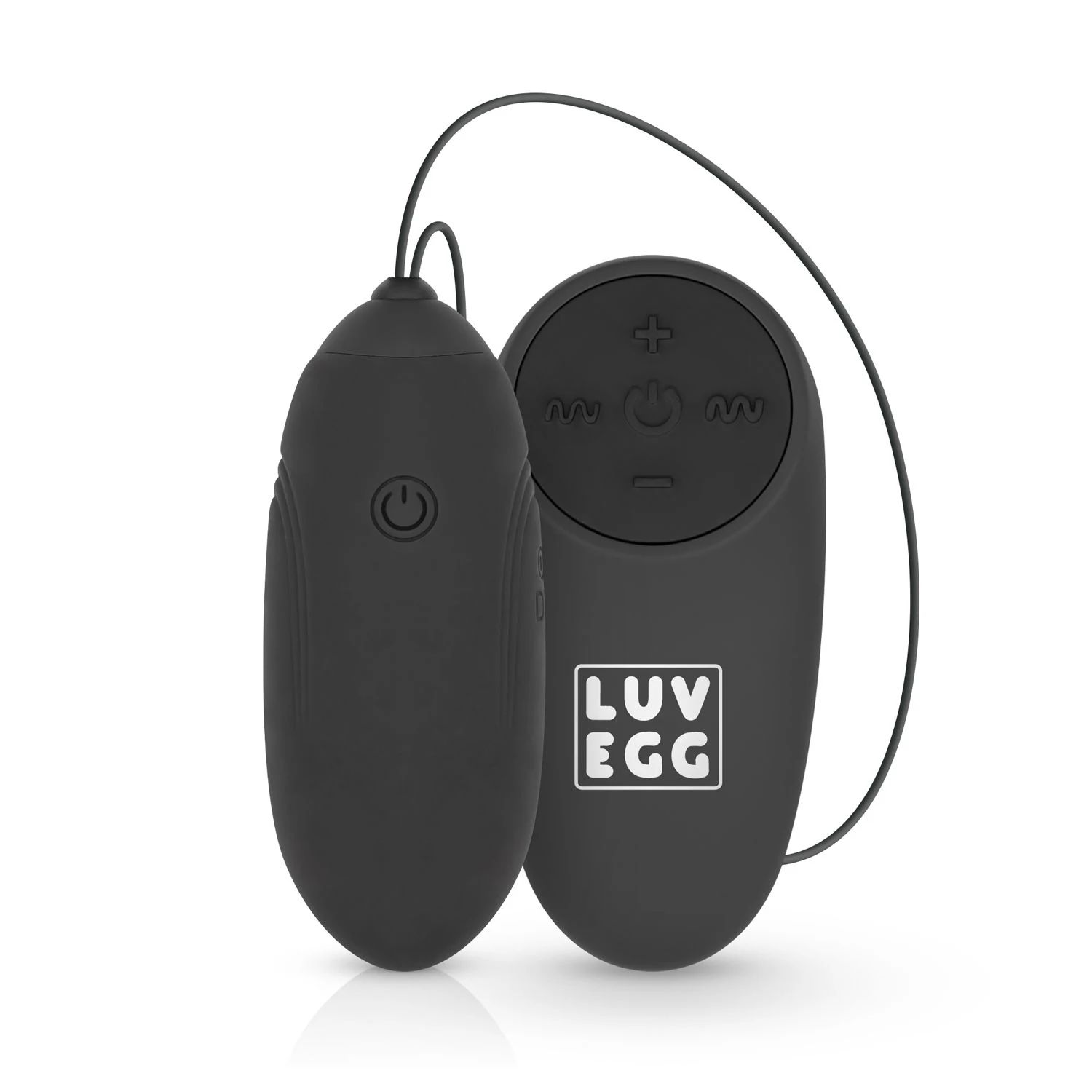 LUV EGG Zwart vibratie eitje met draadloze afstandsbediening