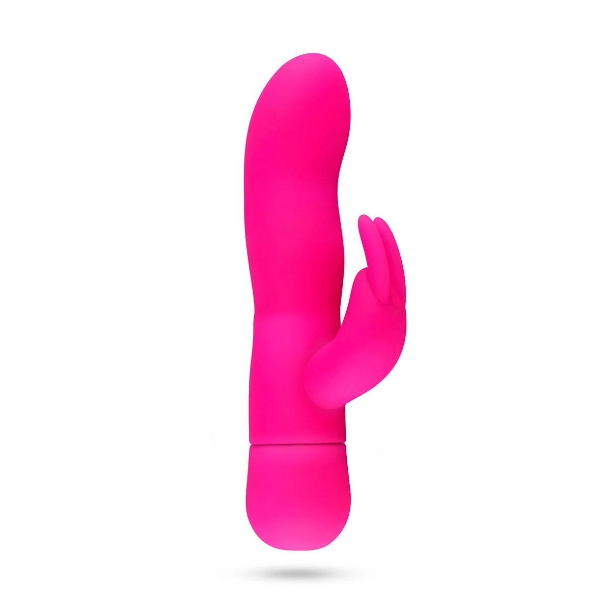 Mad Rabbit Vibrator Roze van EasyToys met gebogen top en flexibele clitorisstimulator