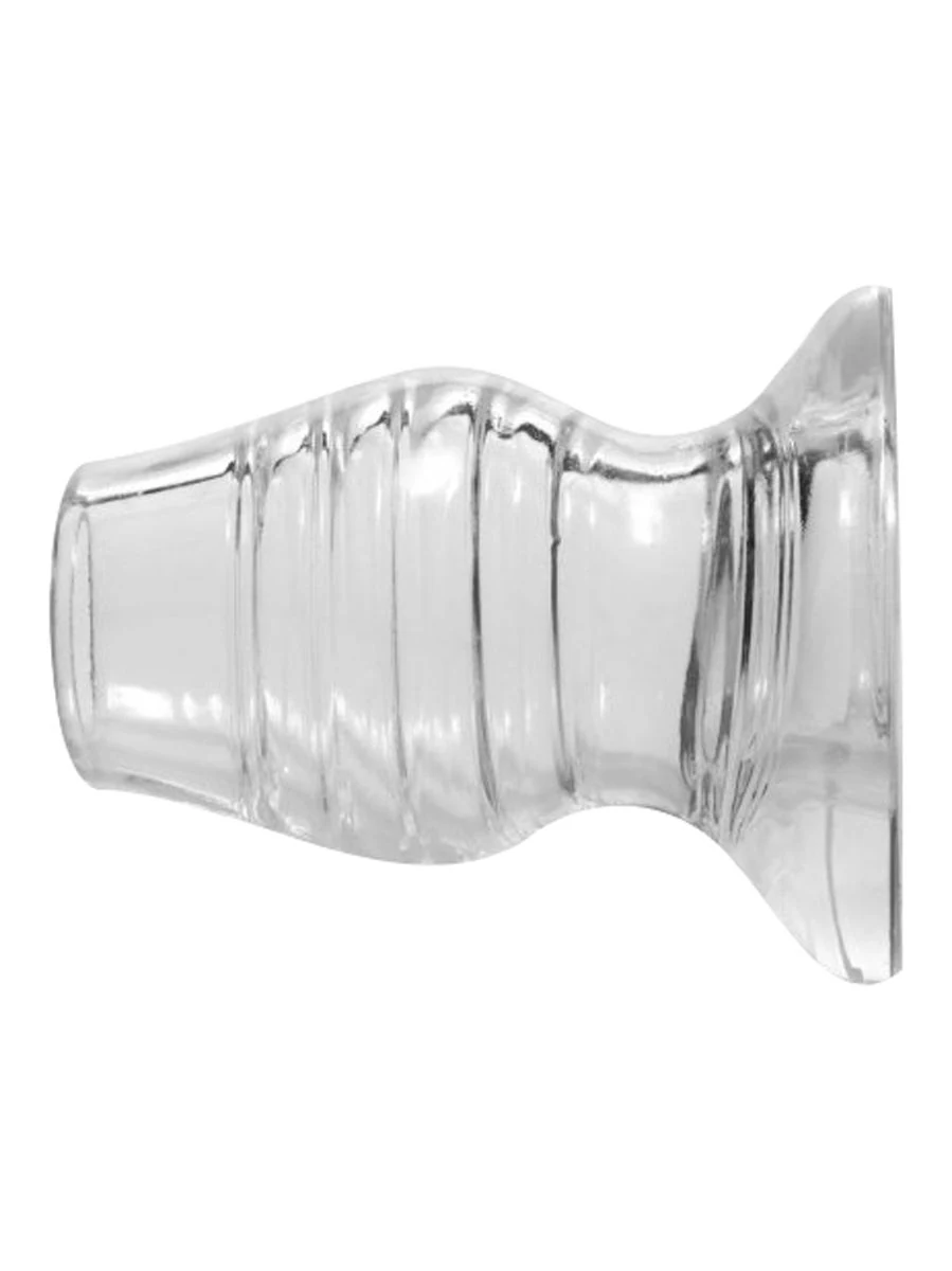 Cock Dock Holle Buttplug met ribbels voor aangenaam gevoel