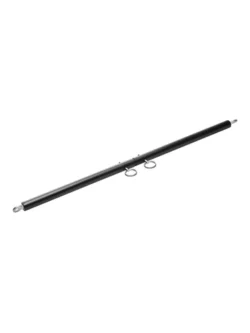 Master Series verstelbare stalen spreidstang zwart