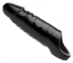 Master Series XL Black Mamba Cock zwarte PVC penis sleeve