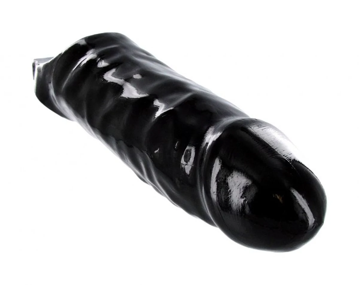XL Black Mamba Cock penis sleeve van Master Series, zwart