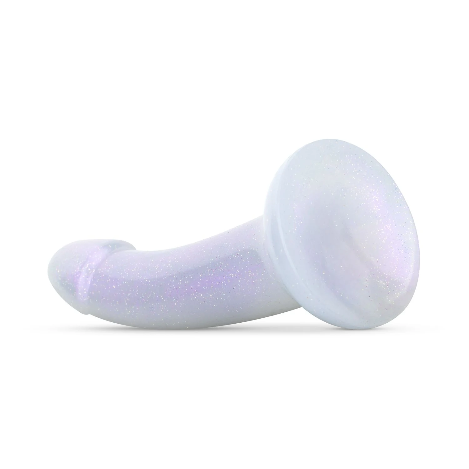 Mermaid Glitter Dildo 19 cm met zuignap, geschikt voor strap-on gebruik