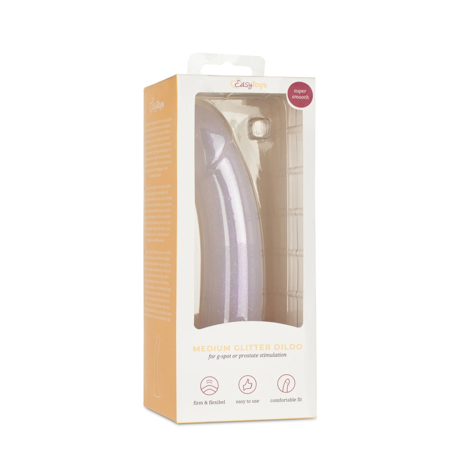 Mermaid Glitter Dildo 19 cm voor stimulatie van vagina en anus