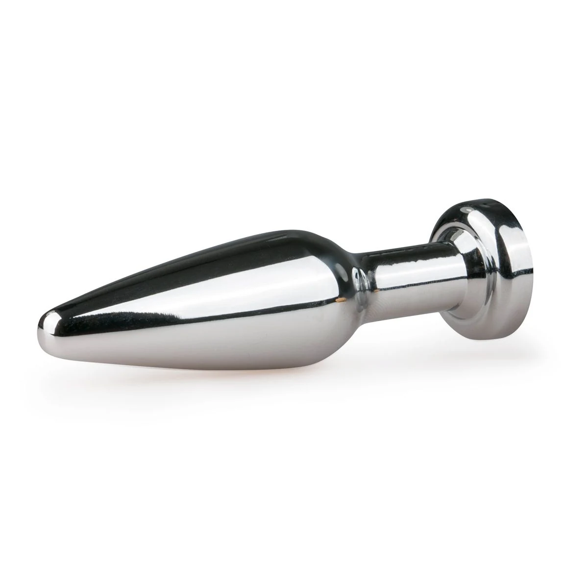 Metalen buttplug met diamant, 114 mm lang en maximale diameter van 28 mm