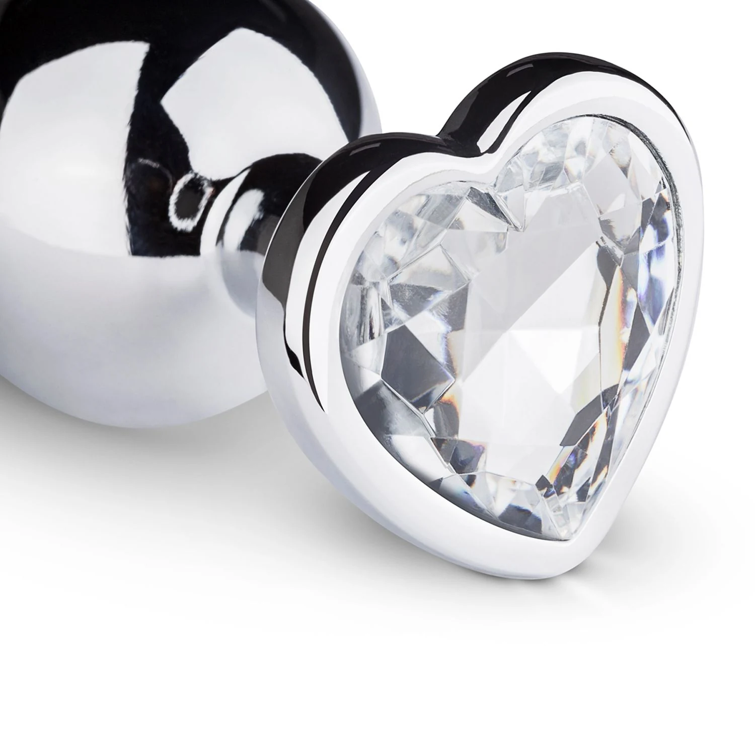 Metalen buttplug met hartje van Easytoys Anal Collection