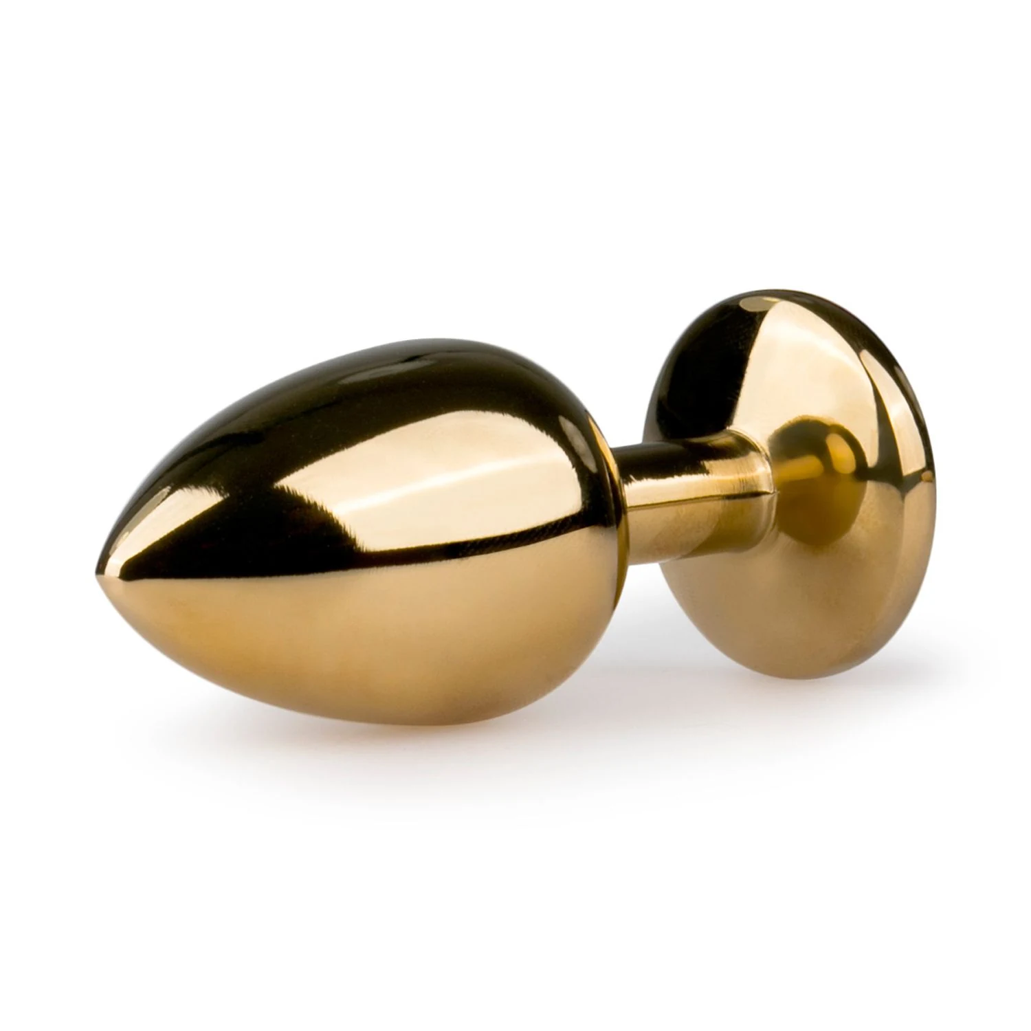 Metalen buttplug van aluminium en koper, lengte 72 mm