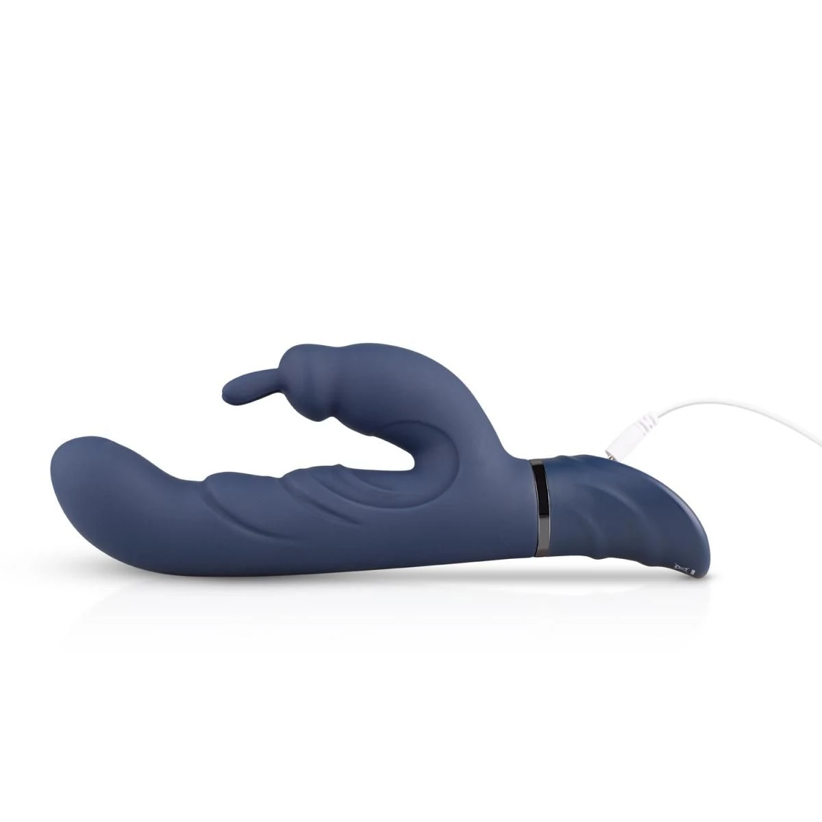 Midnight Rabbit Vibrator met pushbutton bediening op het handvat