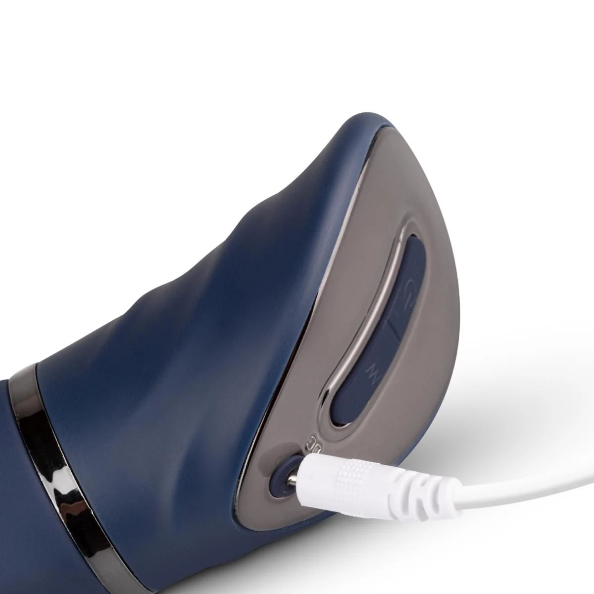 Midnight Rabbit Vibrator van ABS en siliconen in blauw