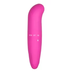 Mini G-spot vibrator roze met gebogen top