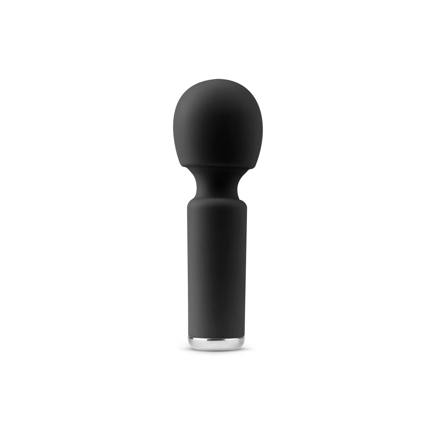 Zwarte wand massager van 120 mm met maximale diameter van 40 mm