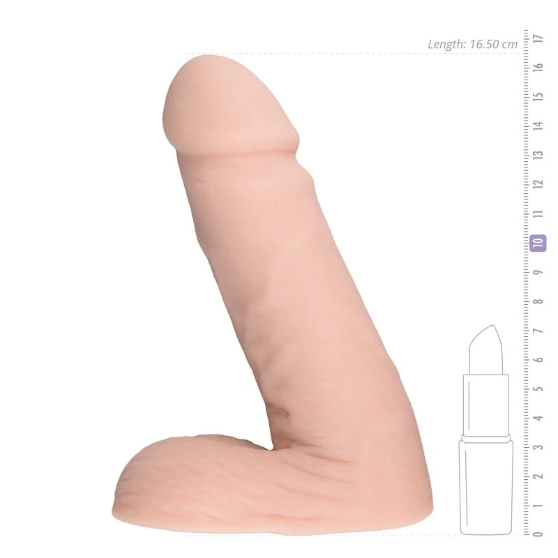 Mr. Limpy Medium packing penis met platte onderkant voor dragen tegen het lichaam