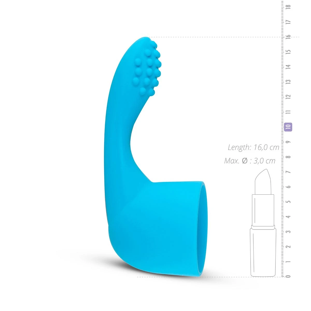 MyMagicWand G-Spot Prostaat Opzetstuk maat 6 blauw