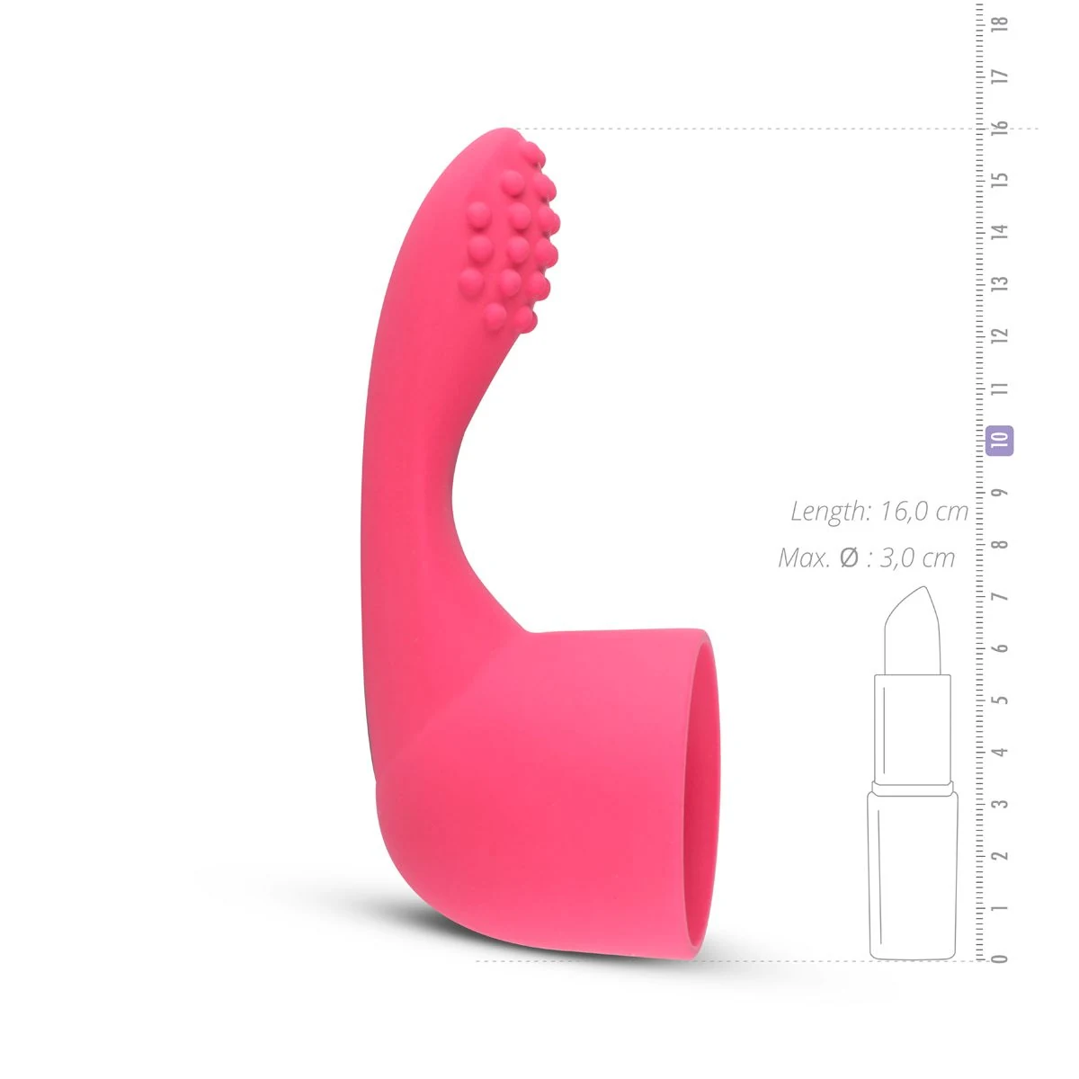 MyMagicWand opzetstuk roze 160 mm breed en 70 mm hoog