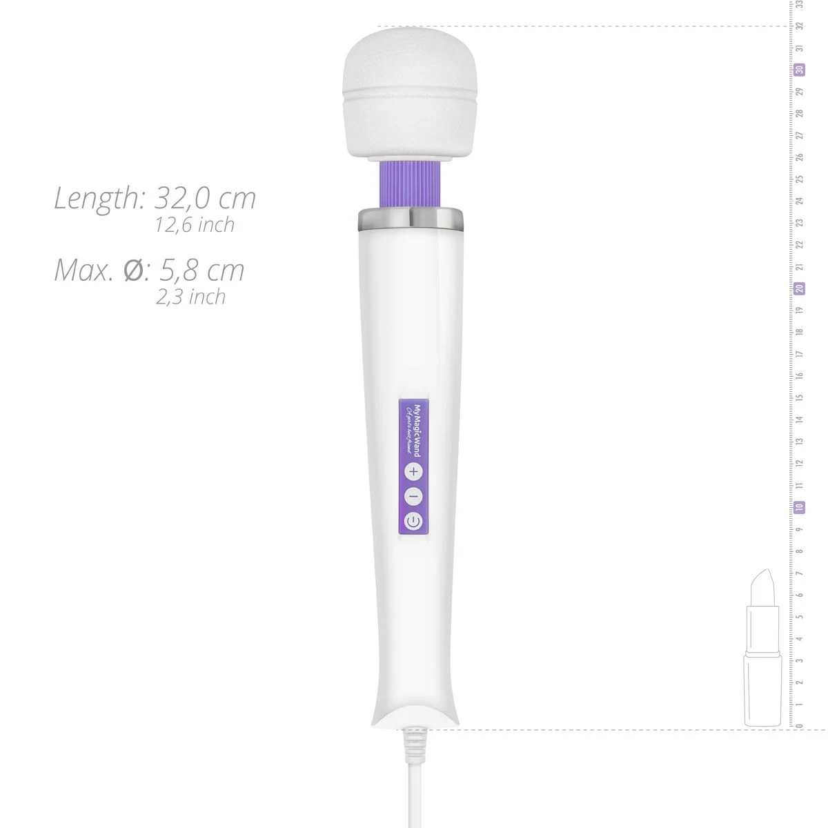 MyMagicWand Paars voor clitoris- en tepelstimulatie