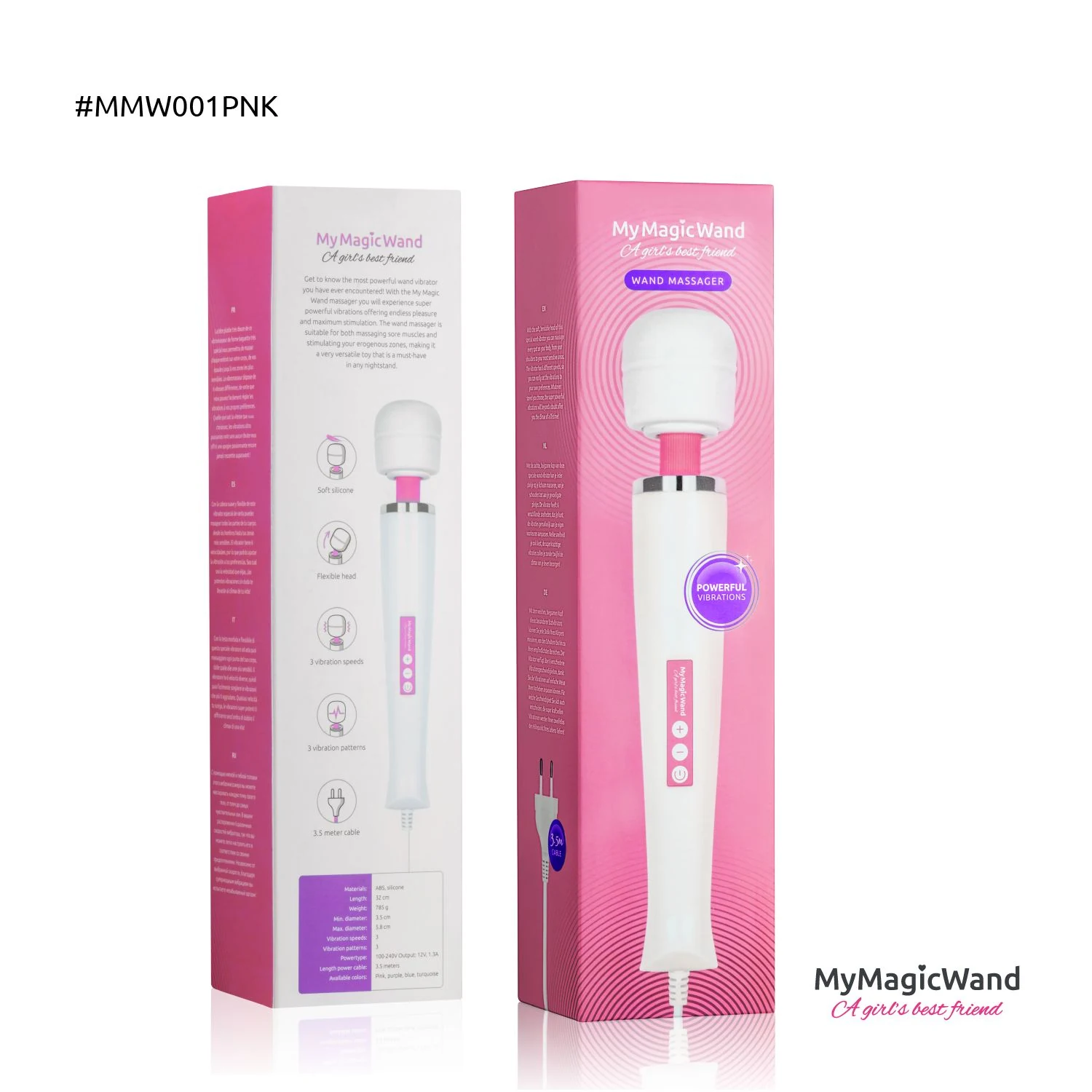 MyMagicWand Roze vibrator voor clitoris en tepel