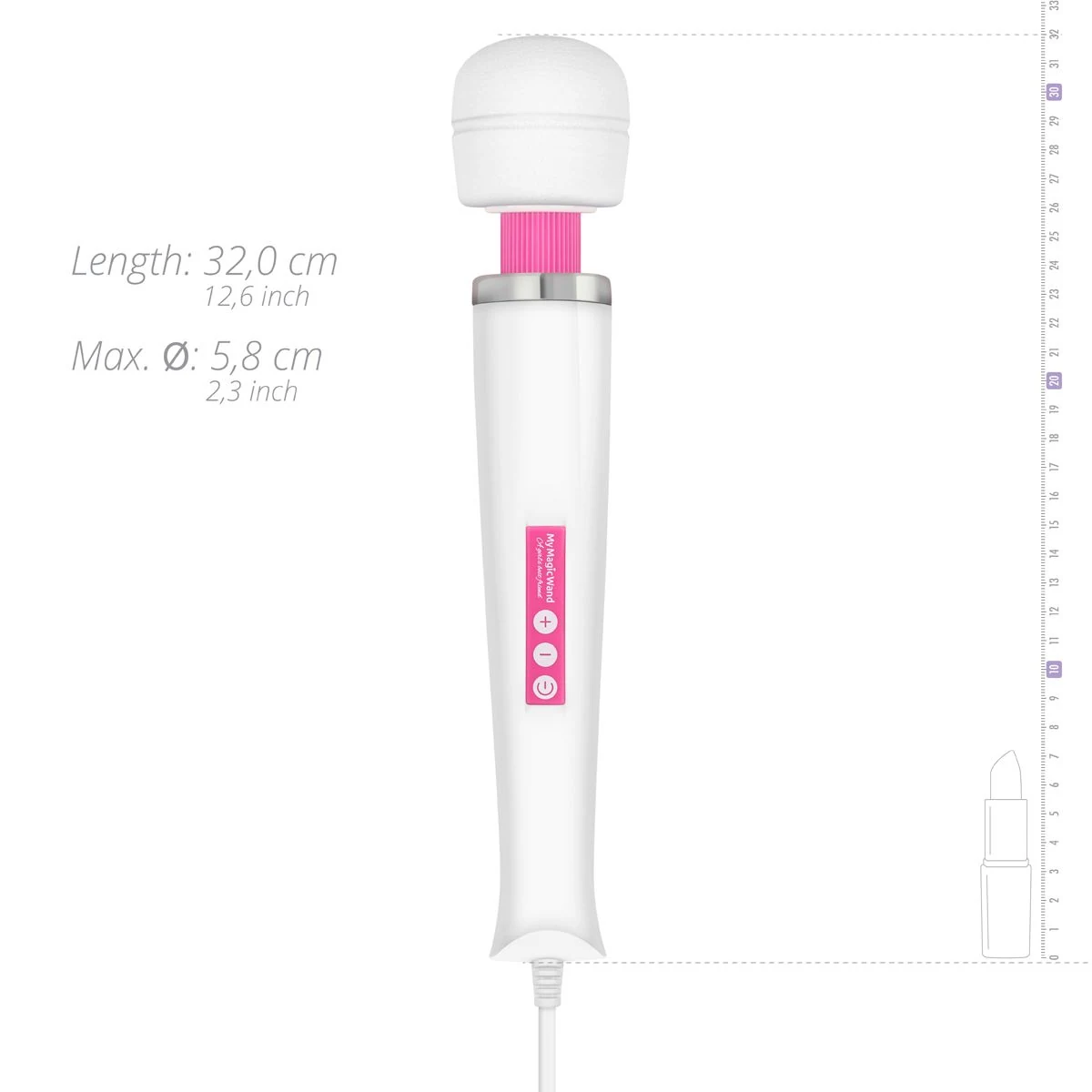 MyMagicWand Roze met afneembare siliconen hoes