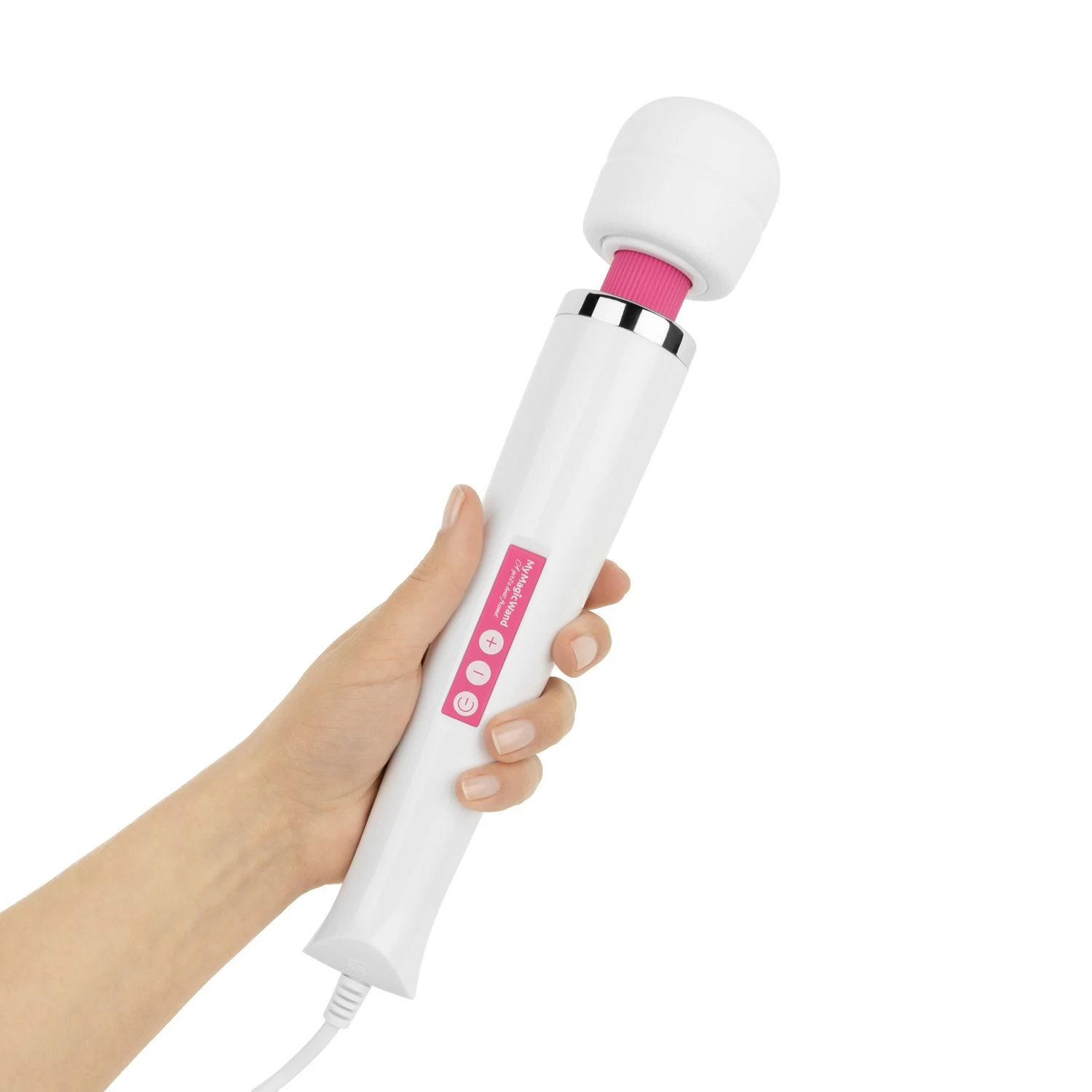 MyMagicWand Roze met pushbutton bediening op rond handvat