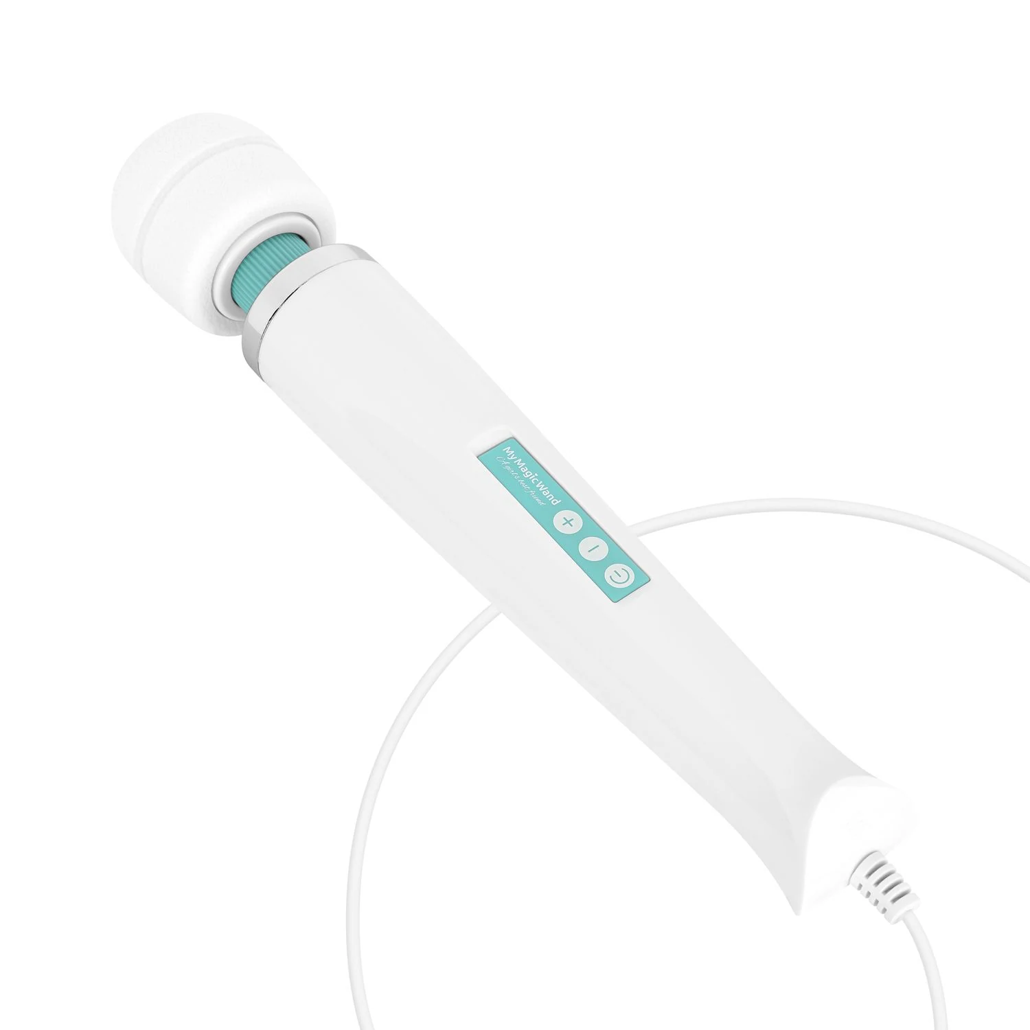 MyMagicWand Turquoise vibrator met snoer van 350 cm