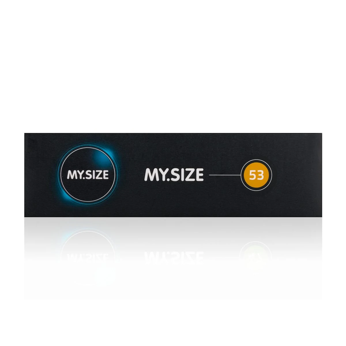 MY.SIZE Pro 53 mm condooms met neutrale smaak en reservoir, middelgrote maat